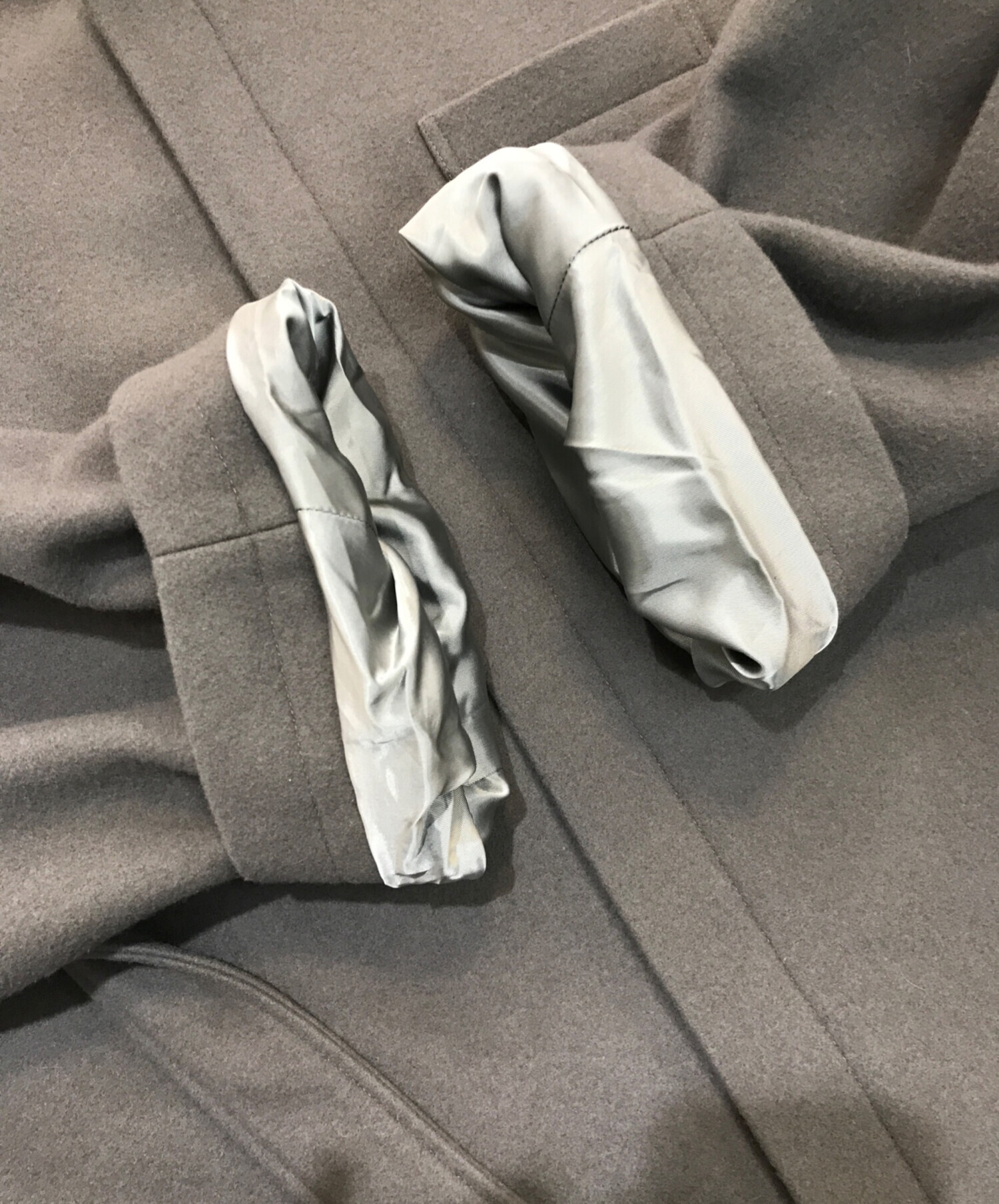 中古・古着通販】stein (シュタイン) NO COLLAR BELTED JACKET