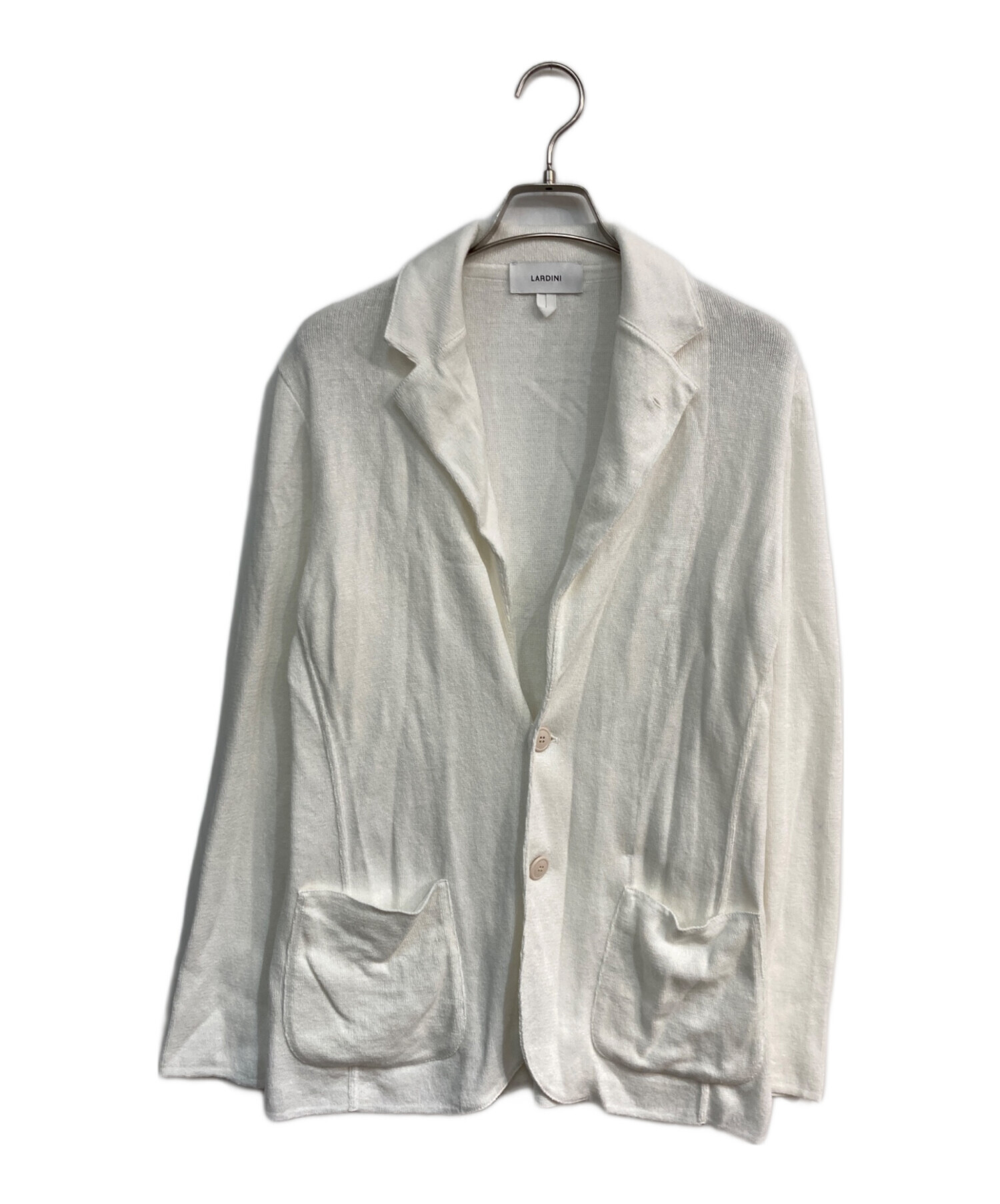 中古・古着通販】LARDINI (ラルディーニ) コットン平編み2Bニット 