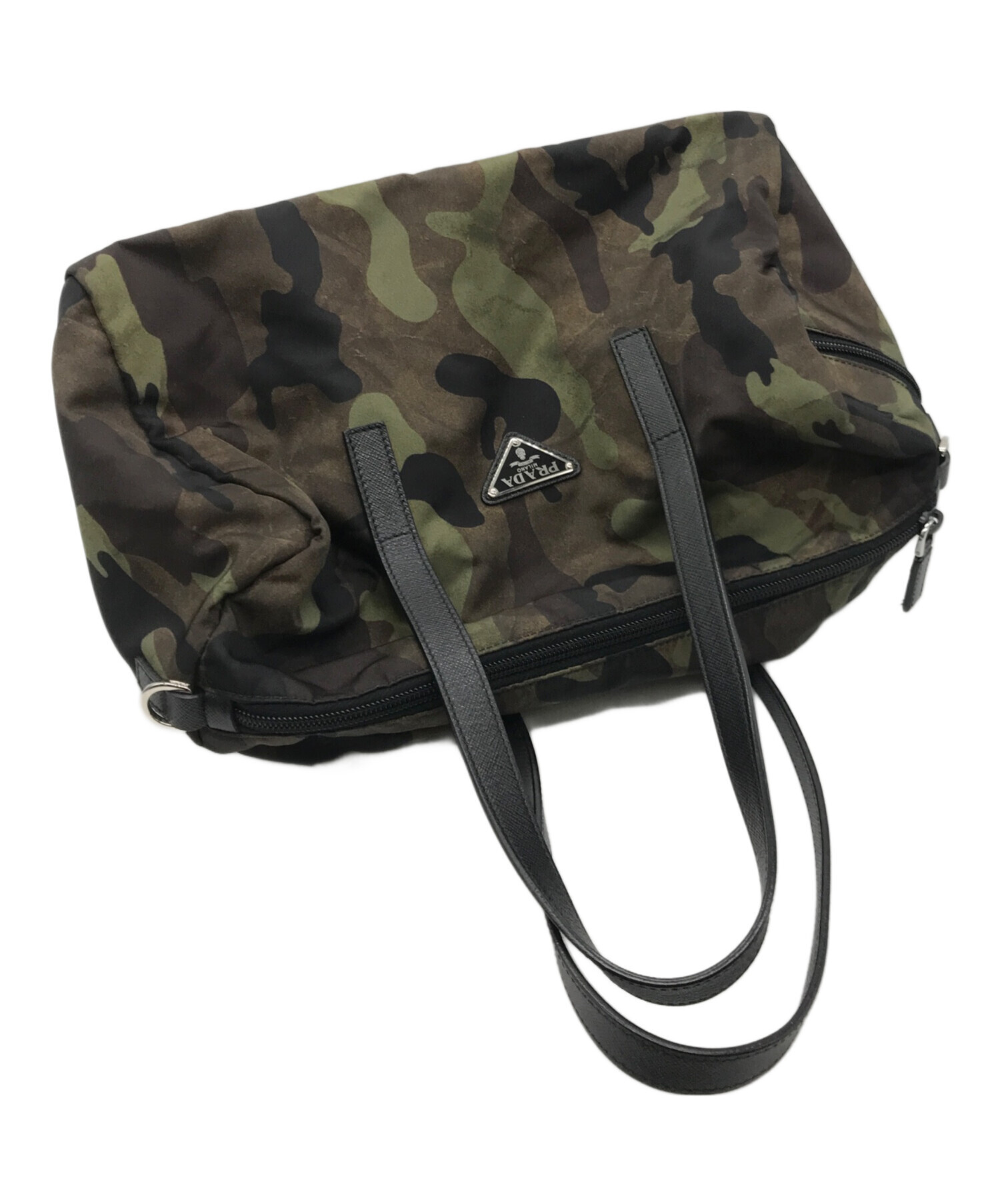 PRADA 迷彩ボストンバッグ PRADA プラダ ミニボストン 迷彩 カモフラ