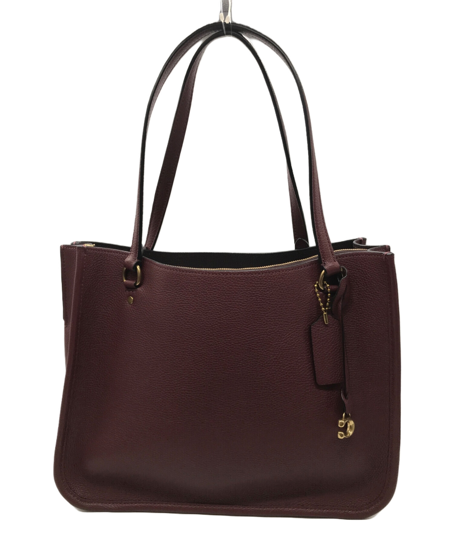 1円 COACH コーチ C3768 タイラー キャリーオール レザー 2WAY 