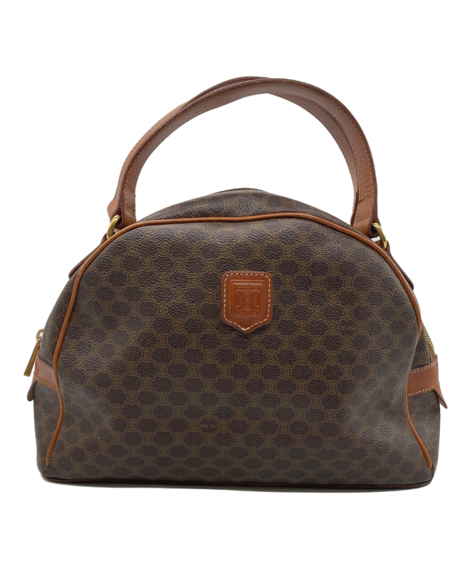 中古・古着通販】CELINE (セリーヌ) マカダム ハンドバッグ ハーフ 