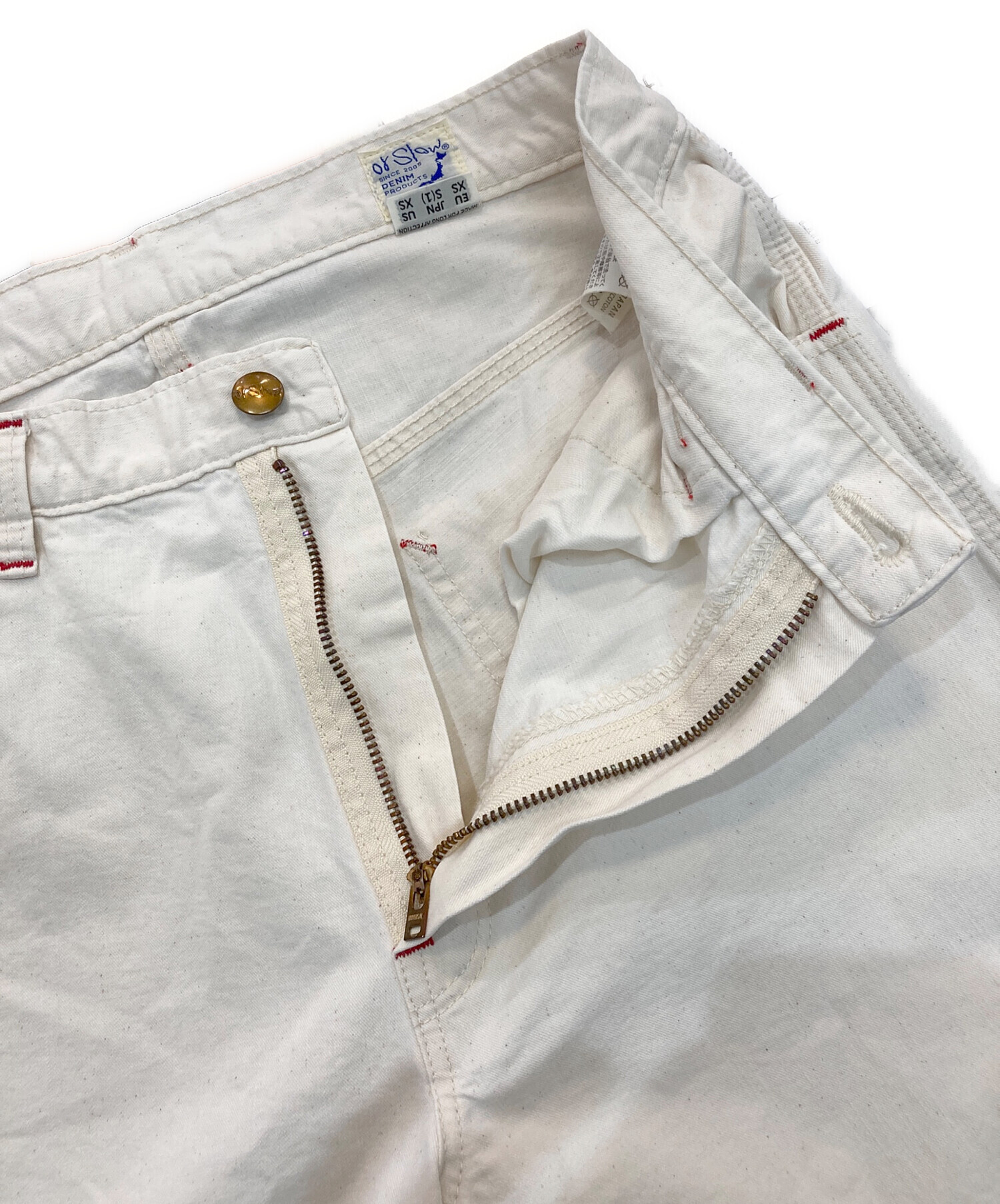 中古・古着通販】orSlow (オアスロウ) ペインターパンツ ホワイト