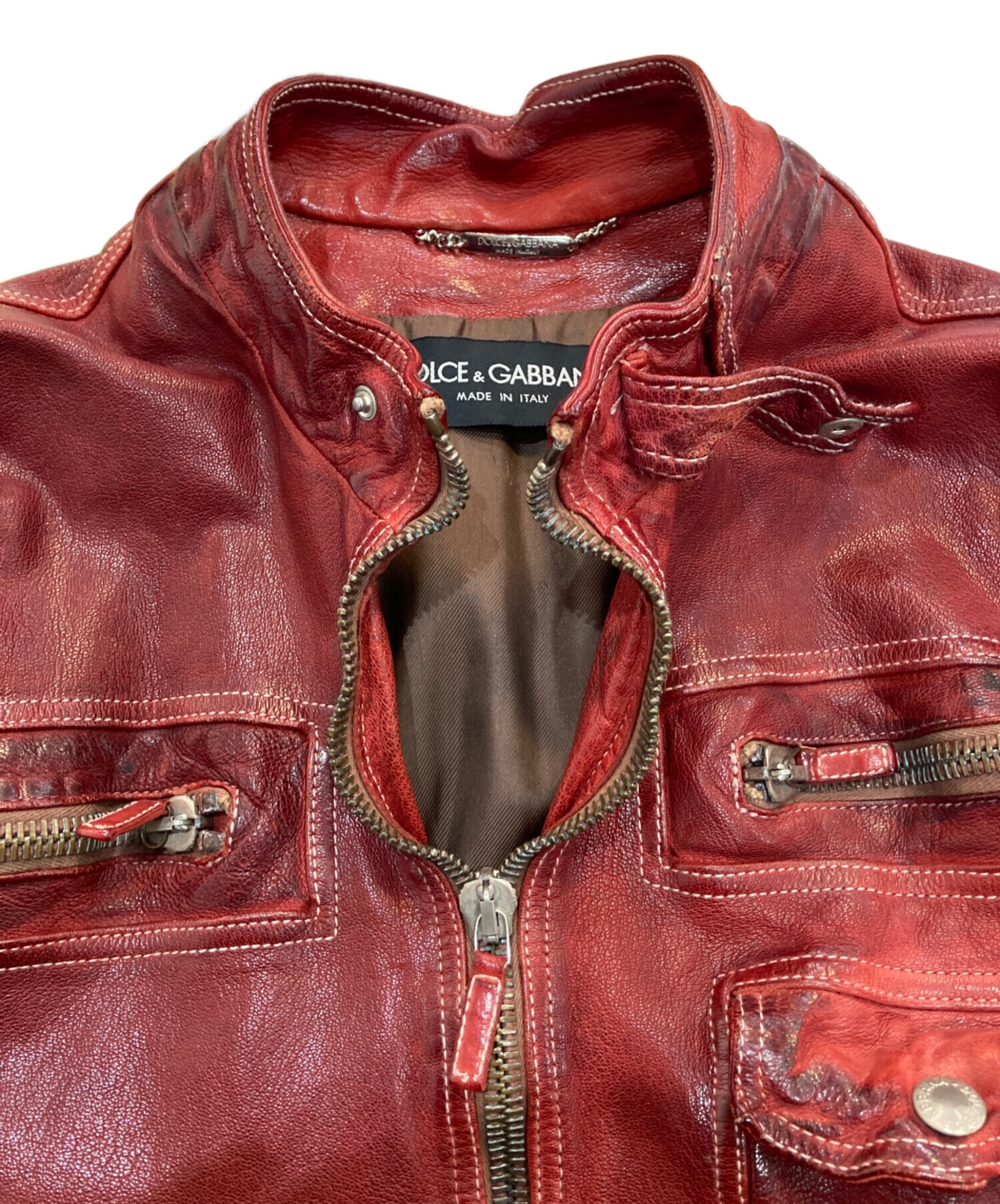 中古・古着通販】DOLCE & GABBANA (ドルチェ＆ガッバーナ) シワ加工 