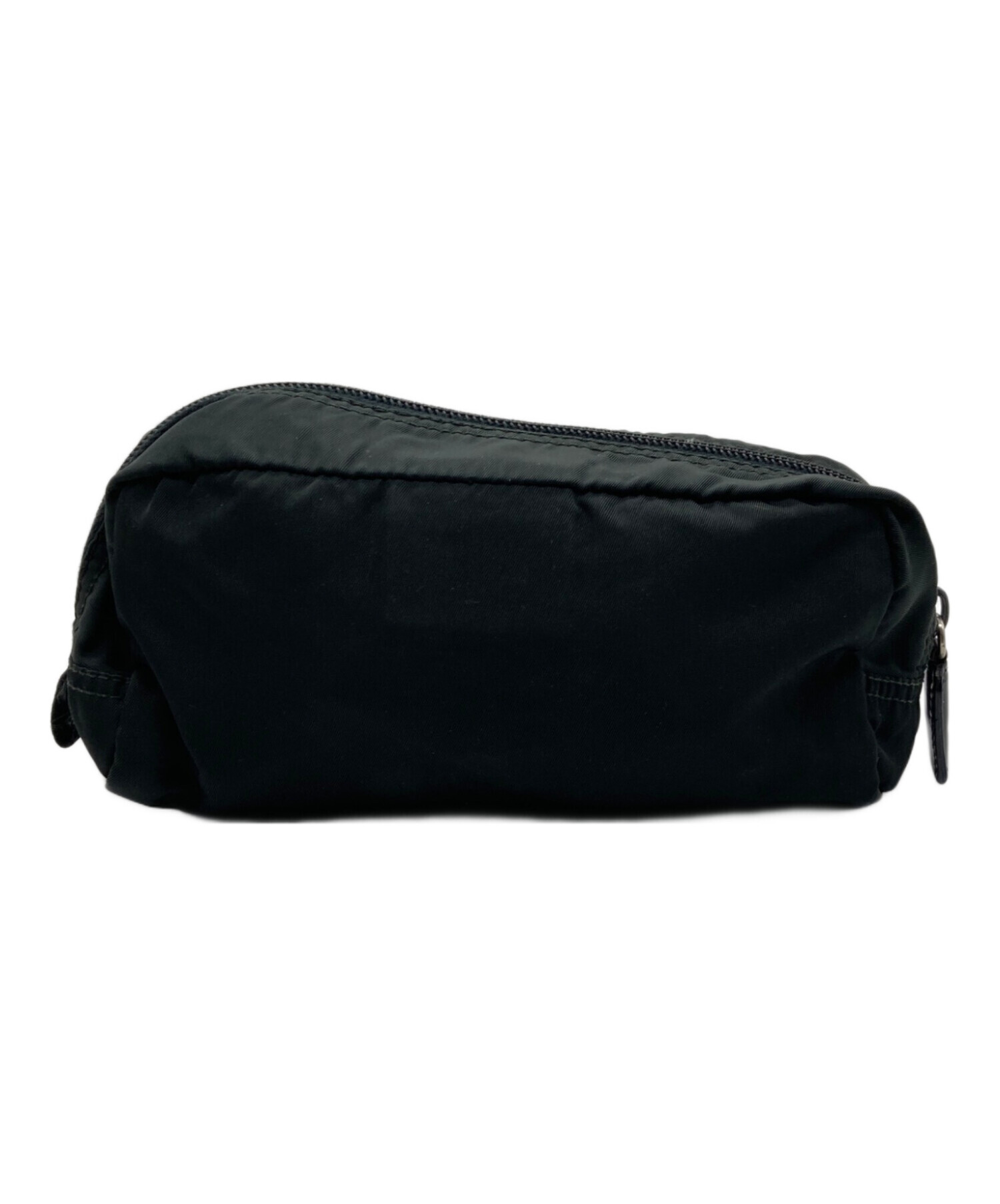 中古・古着通販】PRADA (プラダ) ナイロンコスメポーチ ブラック