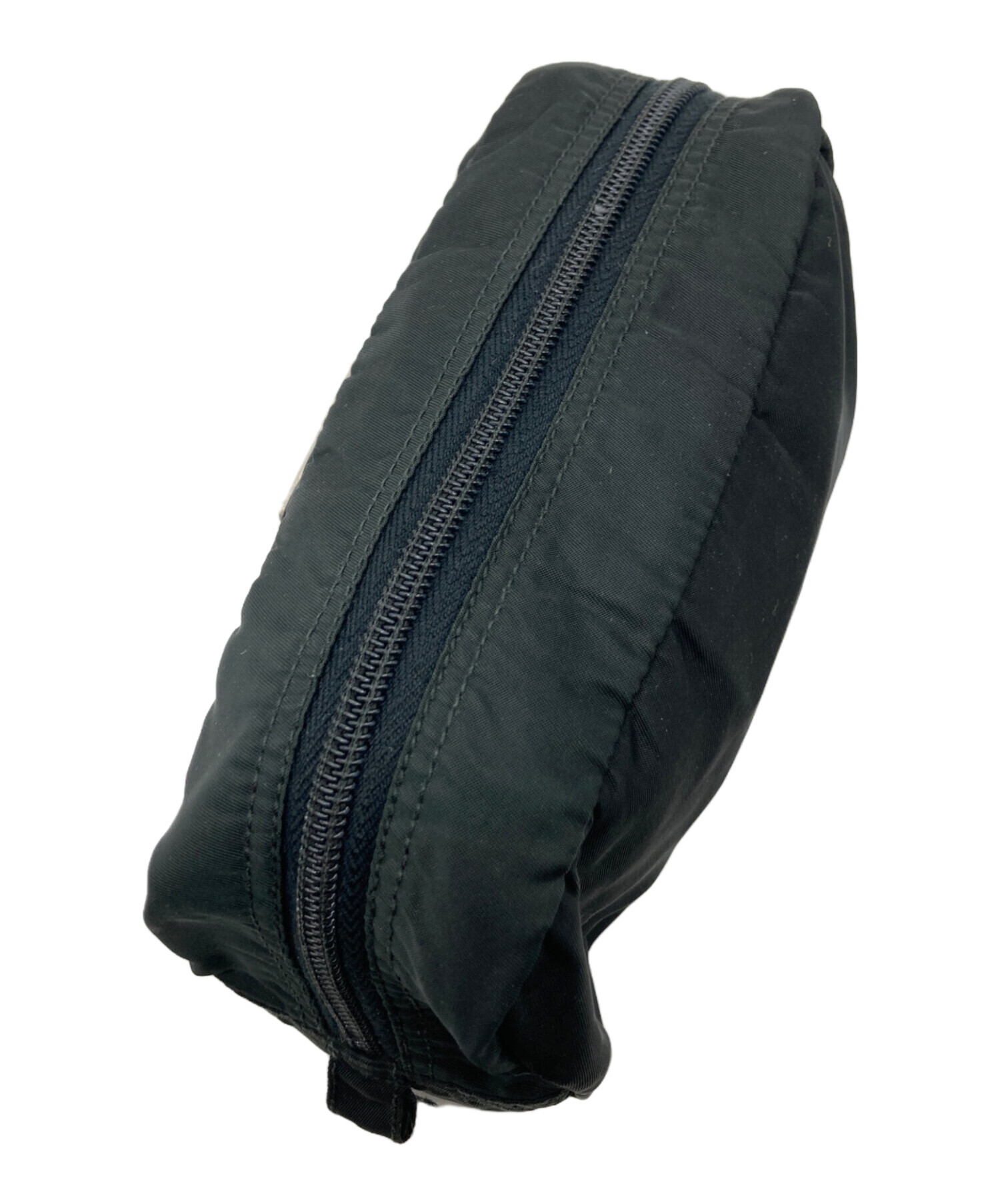 PRADA ポーチ ブラック 新品 未使用 中古・古着通販】PRADA (プラダ) ナイロンコスメポーチ ブラック