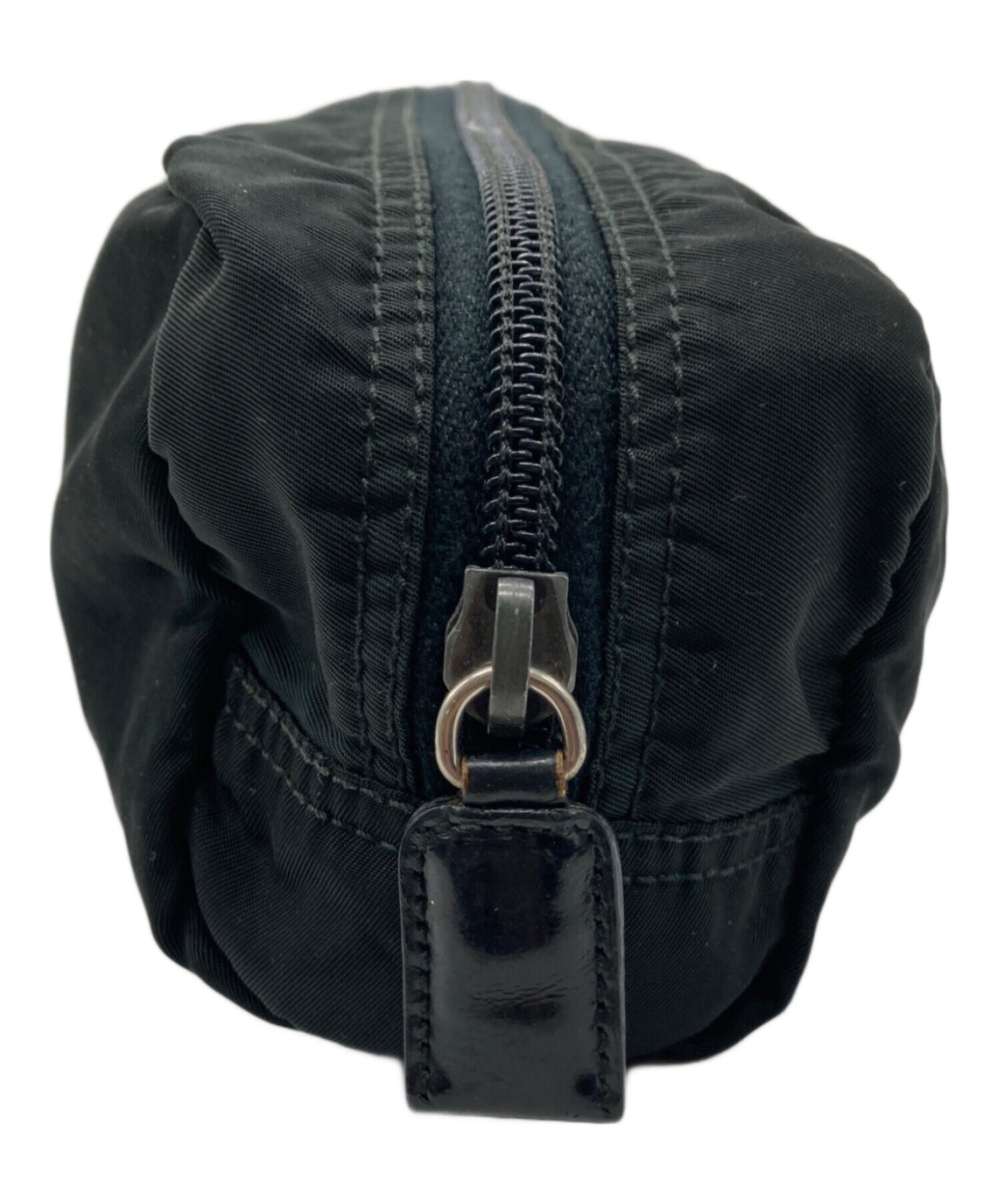 中古・古着通販】PRADA (プラダ) ナイロンコスメポーチ ブラック