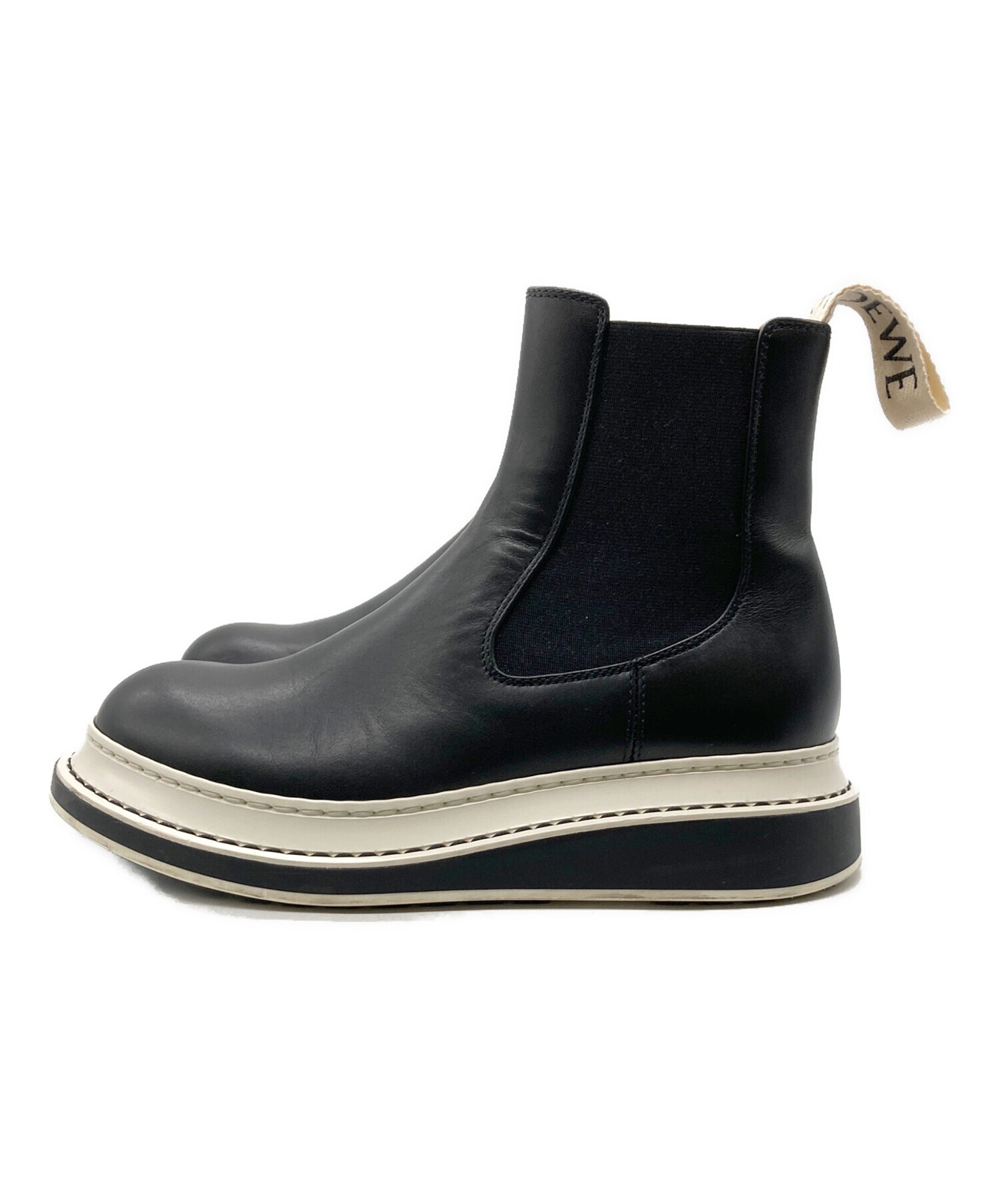 中古・古着通販】LOEWE (ロエベ) CHELSEA BOOT L815S05X12 ブラック
