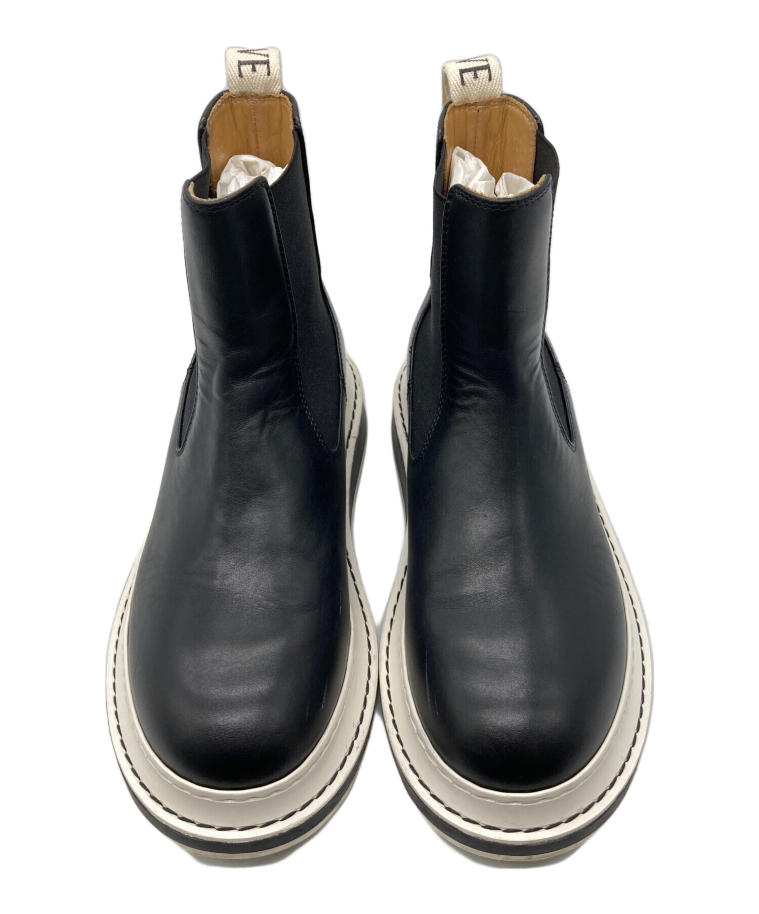 中古・古着通販】LOEWE (ロエベ) CHELSEA BOOT L815S05X12 ブラック