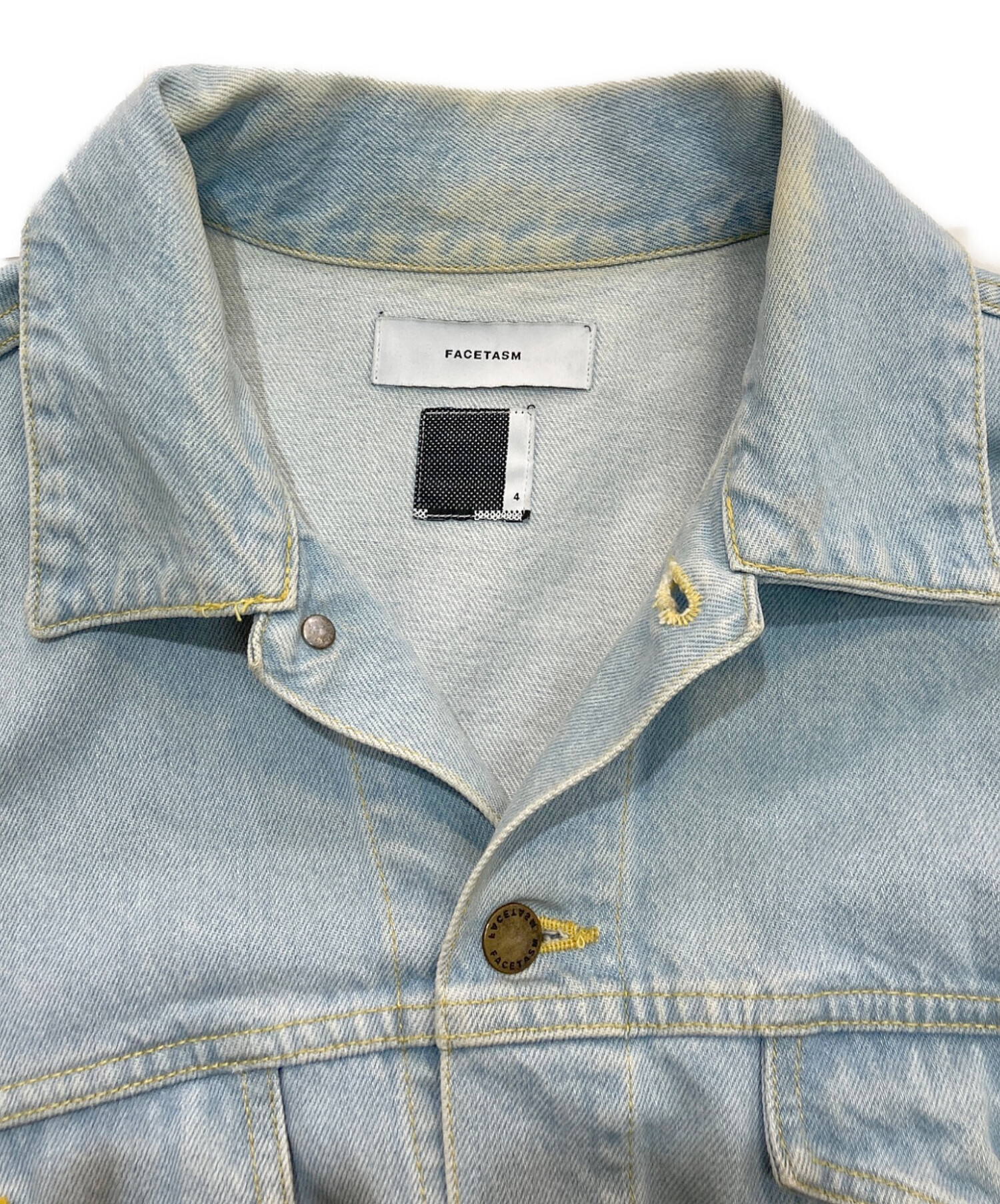 ファセッタズムFACETASM□17AW CHG JK U01デニムジャケット FACETASM 
