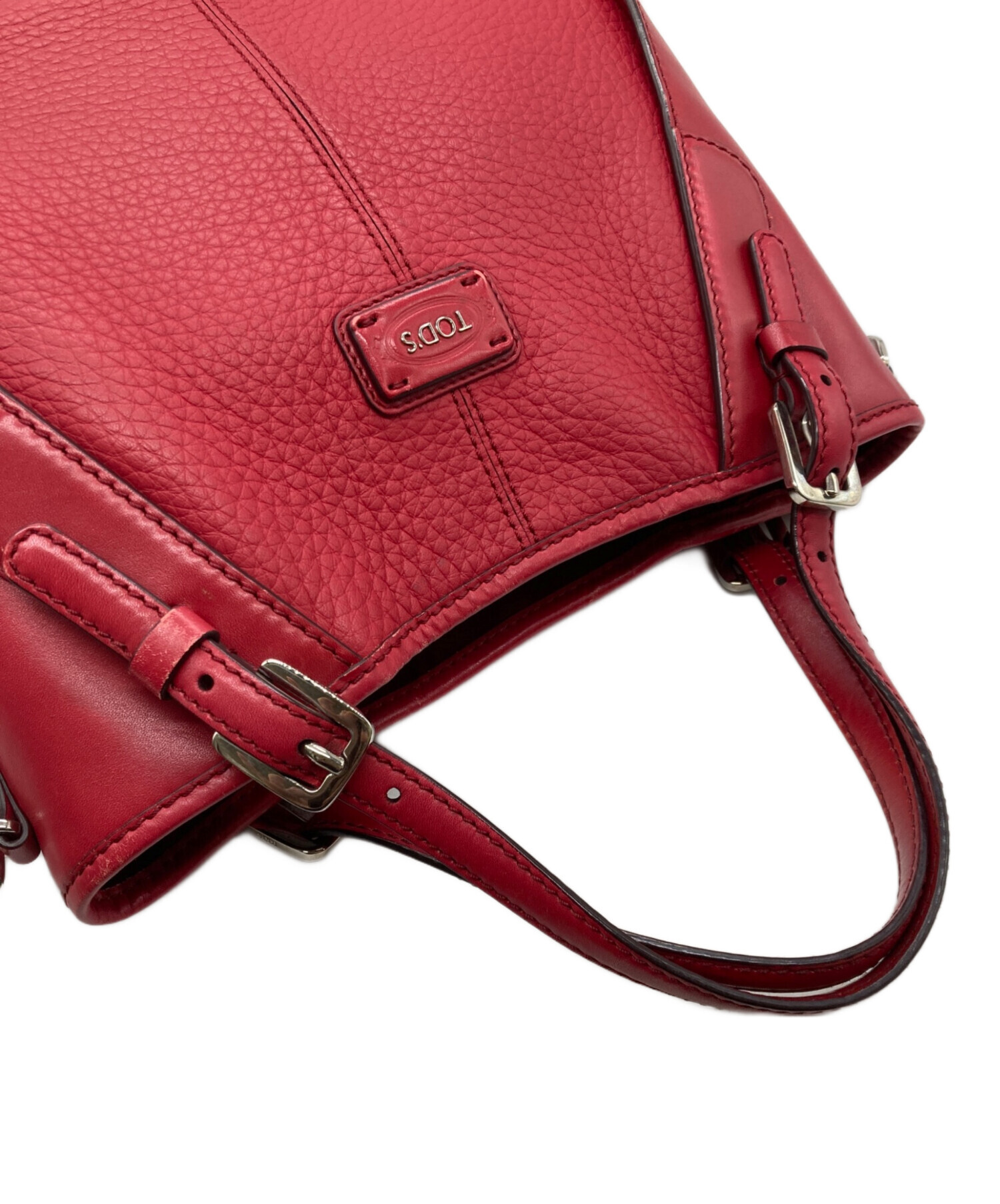 中古・古着通販】TOD'S (トッズ) 2WAYバッグ レッド サイズ