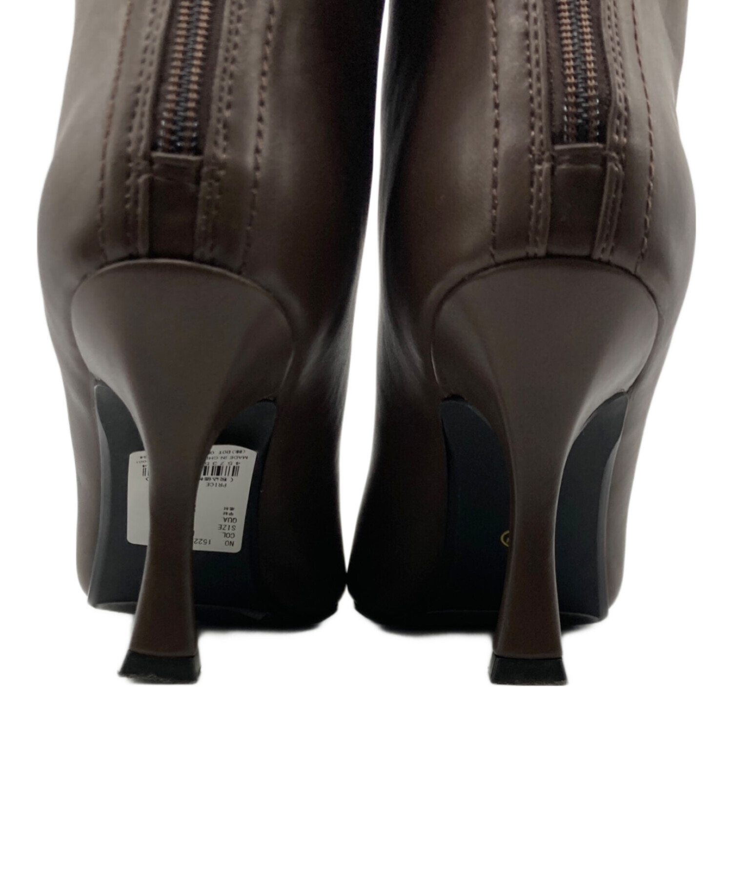 anuans チャコールM 中古・古着通販】anuans (アニュアンス) フィットロングブーツ