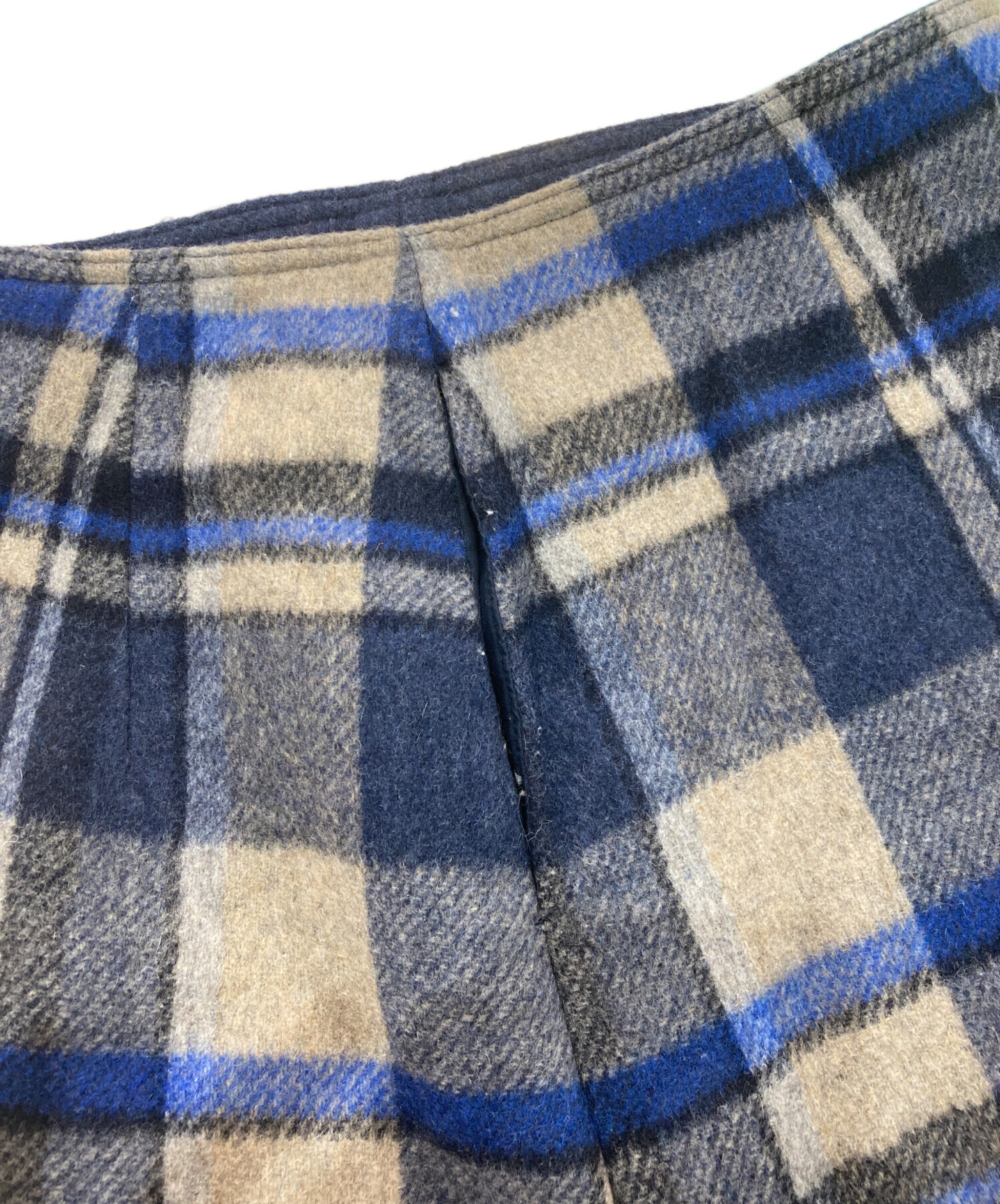 中古・古着通販】yori (ヨリ) ツイードチェックスカート YR1823-105AT  