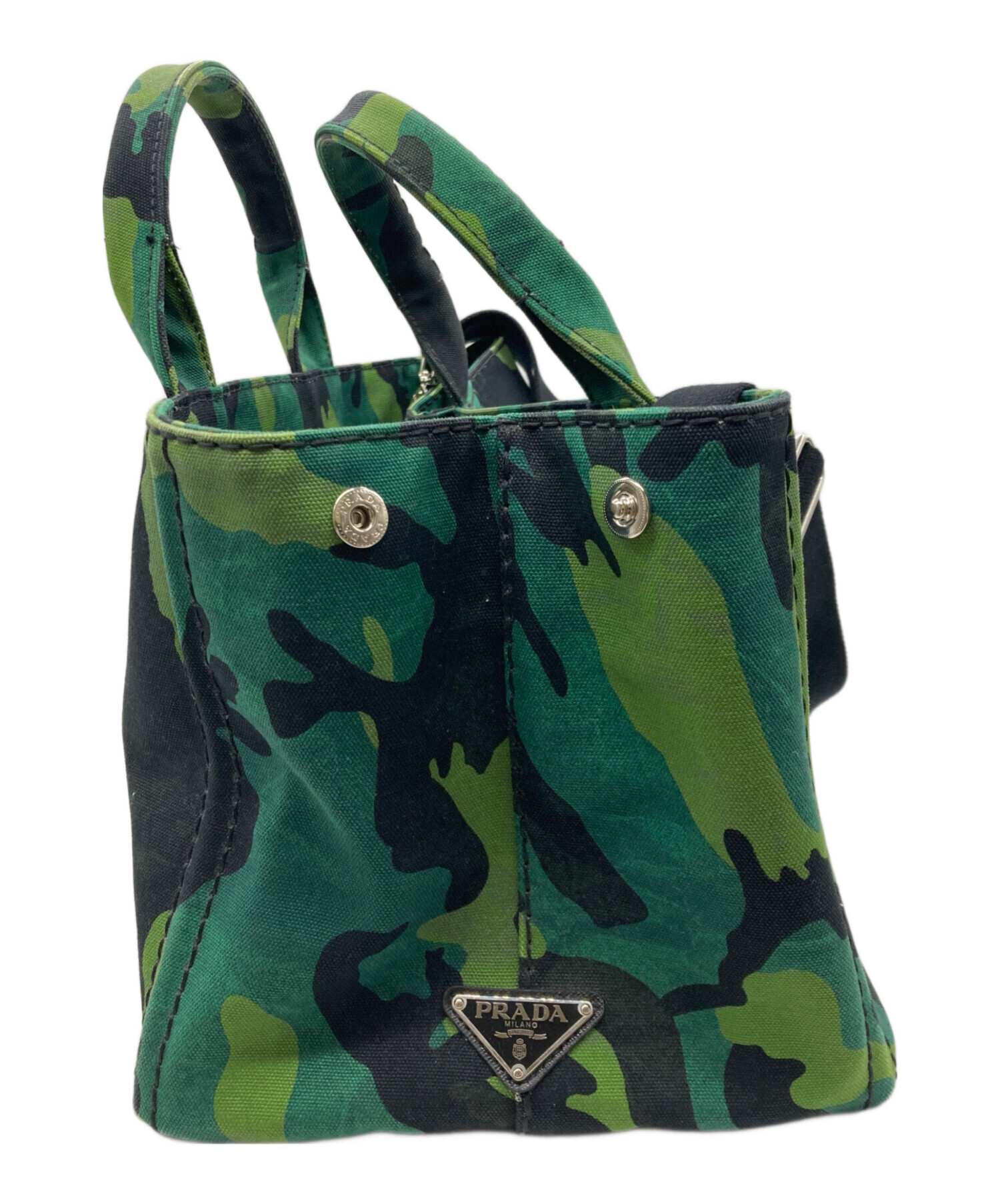 中古・古着通販】PRADA (プラダ) CANAPA 2wayカモフラキャンバストート 