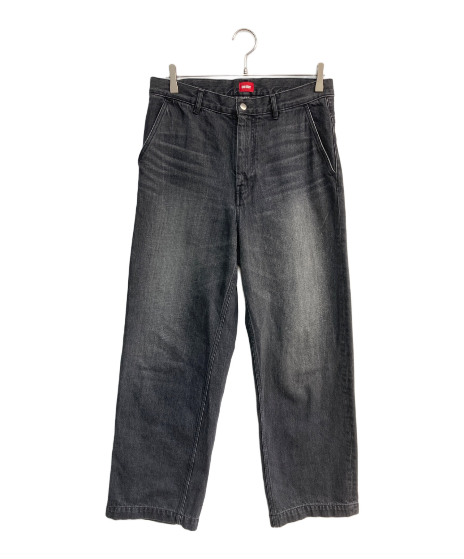 中古・古着通販】order (オーダー) loose denim pants one wash 中古・古着通販】order (オーダー) loose denim pants one wash