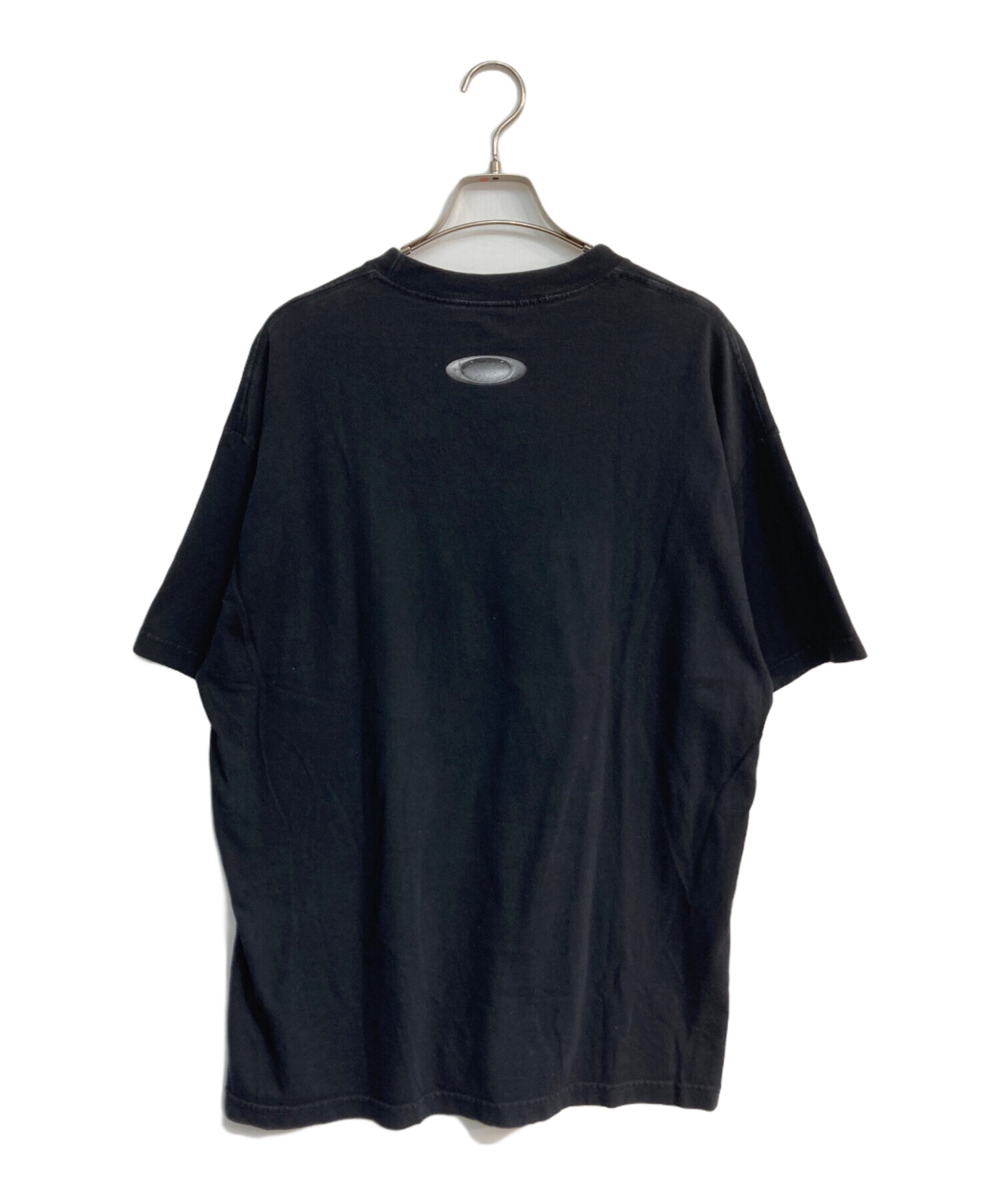 oakley オークリー Tシャツ赤タグ ヴィンテージ Sサイズ ブラック 短丈 Oakley Mens T Shirt Small S Red Graphic Camisa Cotton Short Sleeve