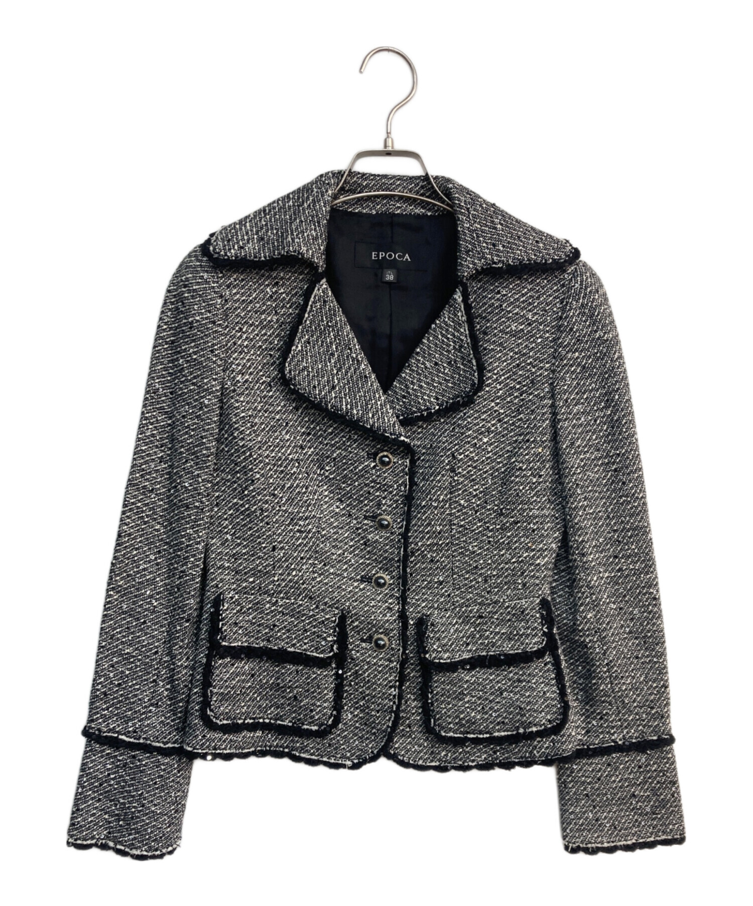 中古・古着通販】EPOCA (エポカ) ツイードスカートセットアップ