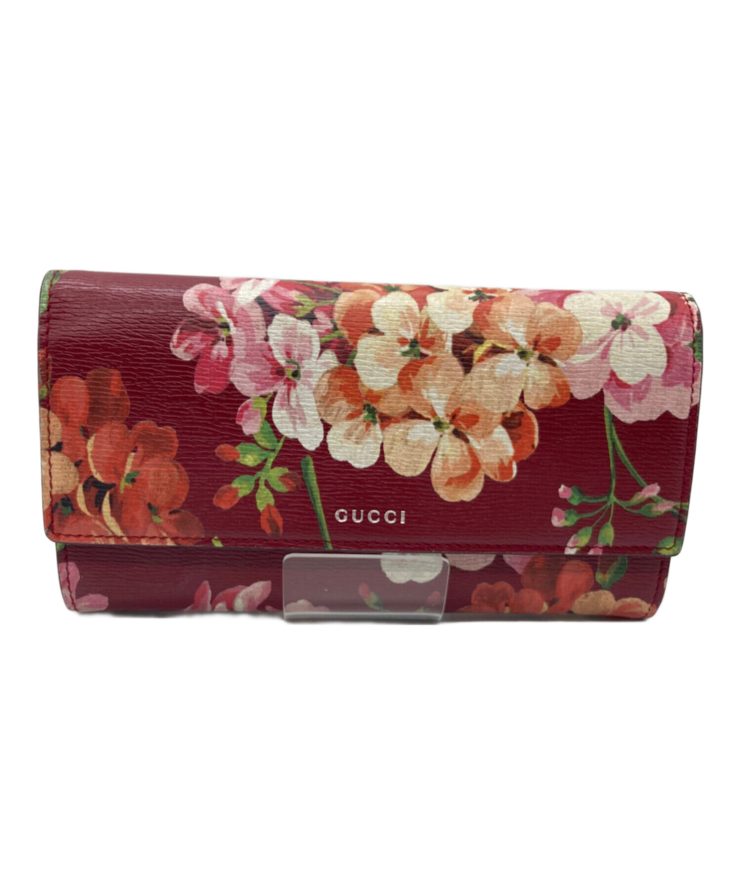 中古・古着通販】GUCCI (グッチ) ブルームス 長財布 410100 レッド