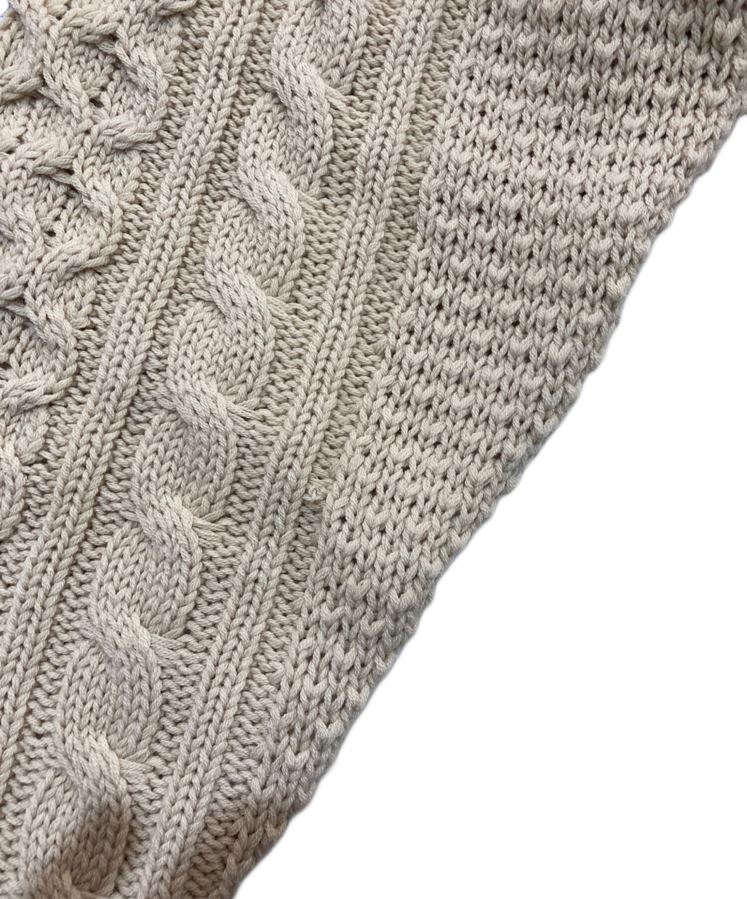中古・古着通販】NIKE (ナイキ) CABLE KNIT SWEATER LS RATTAN DQ5177 