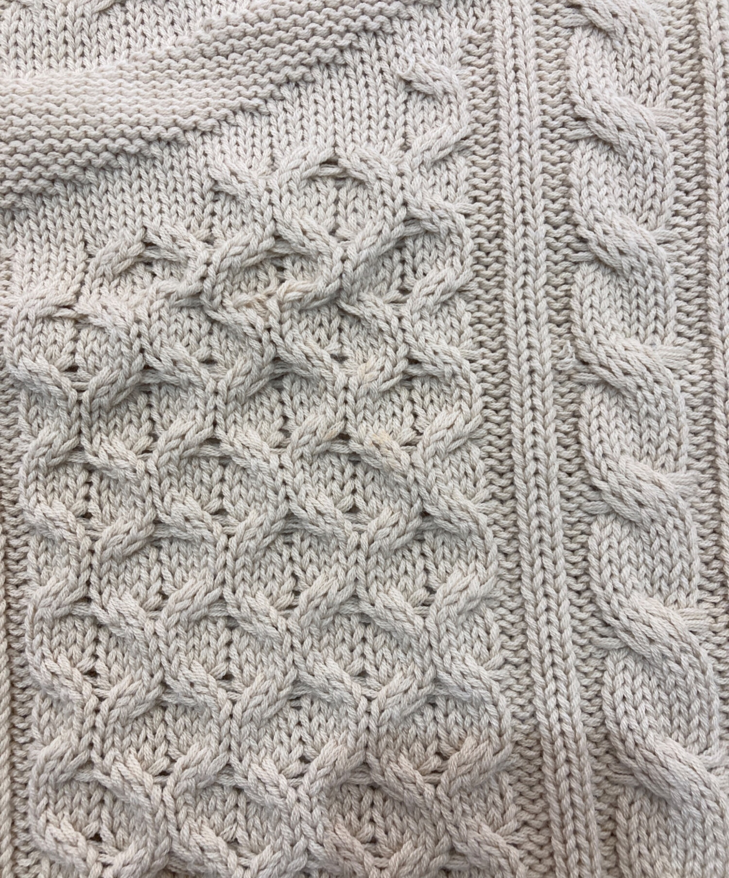 中古・古着通販】NIKE (ナイキ) CABLE KNIT SWEATER LS RATTAN DQ5177 