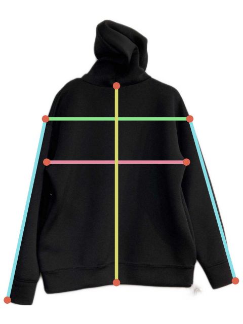 中古・古着通販】UN3D. (アンスリード) ハンドステッチ フーディ プル