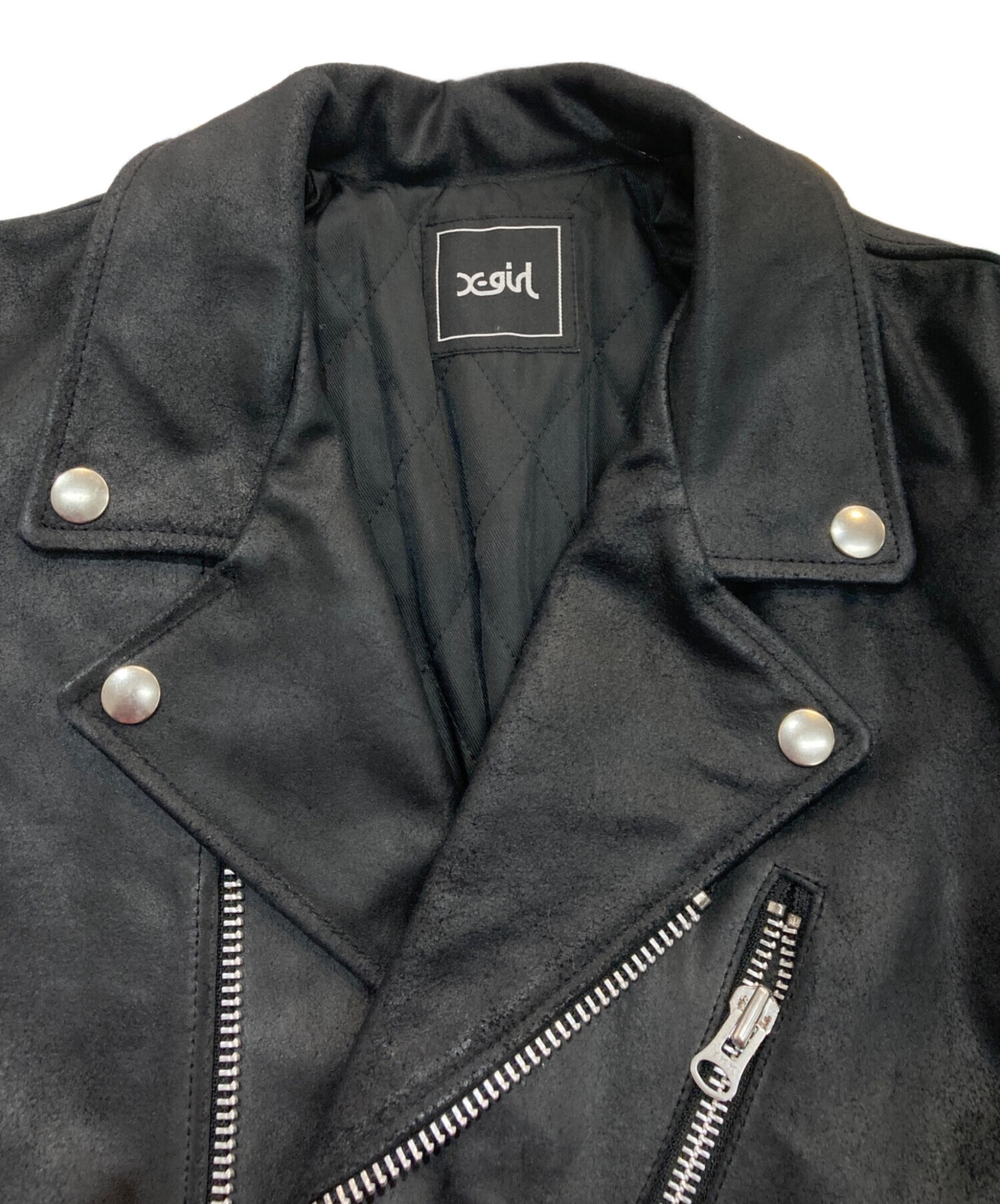 中古・古着通販】X-GIRL (エックスガール) DOUBLE RIDERS JACKET