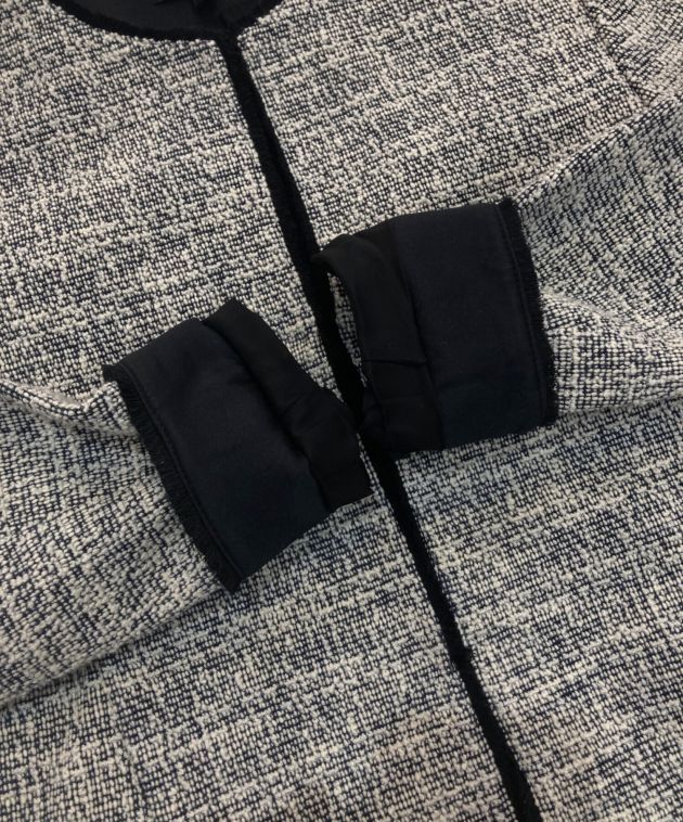 中古・古着通販】theory (セオリー) ノーカラーツイードジャケット