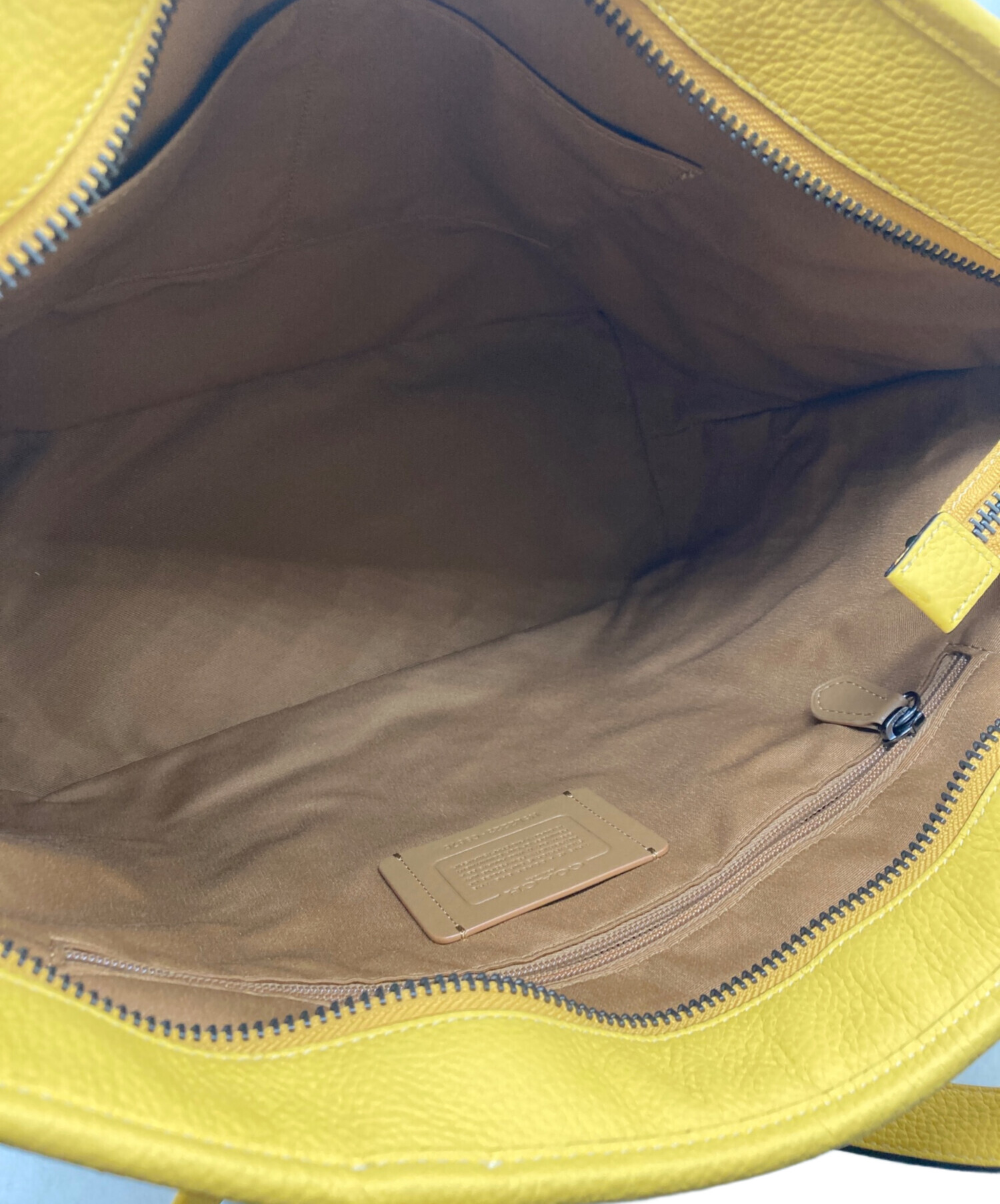 中古・古着通販】COACH (コーチ) サリバン トート C9876 イエロー