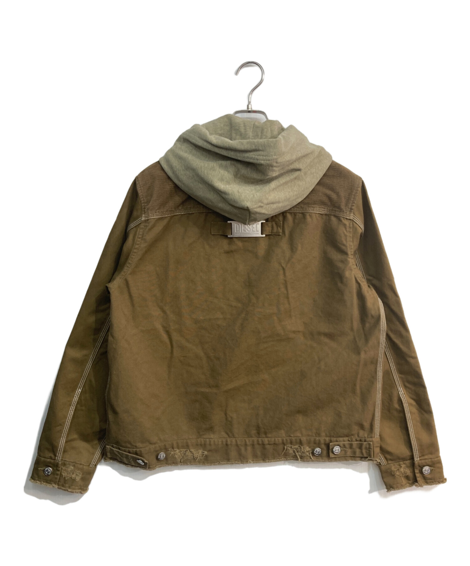 中古・古着通販】DIESEL (ディーゼル) フード付ジャケット 中古・古着通販】DIESEL (ディーゼル) フード付ジャケット