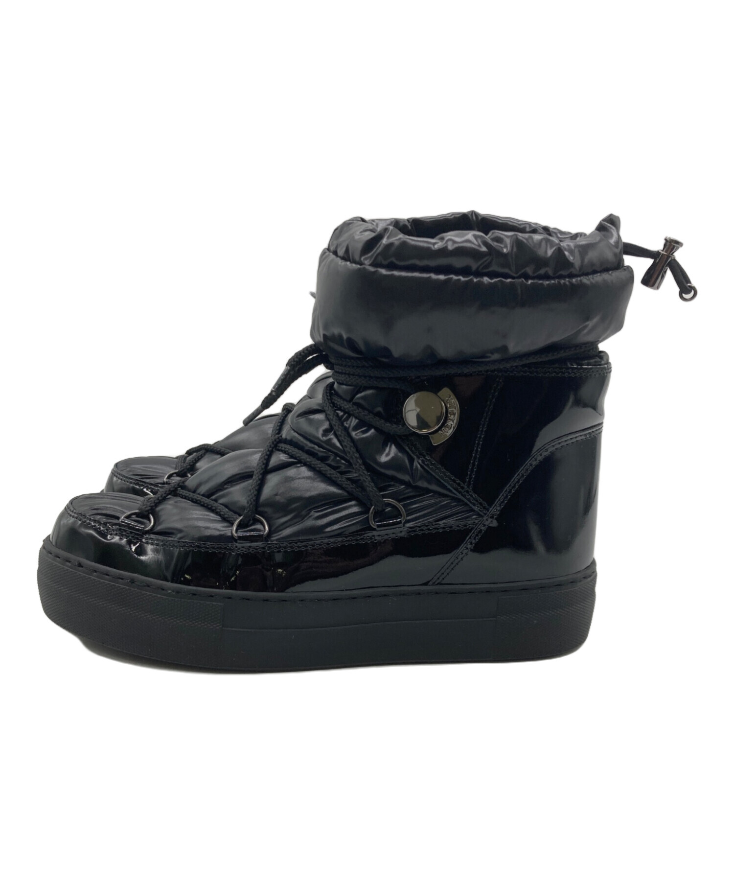 中古・古着通販】MONCLER (モンクレール) YNNAF スノーブーツ ブラック