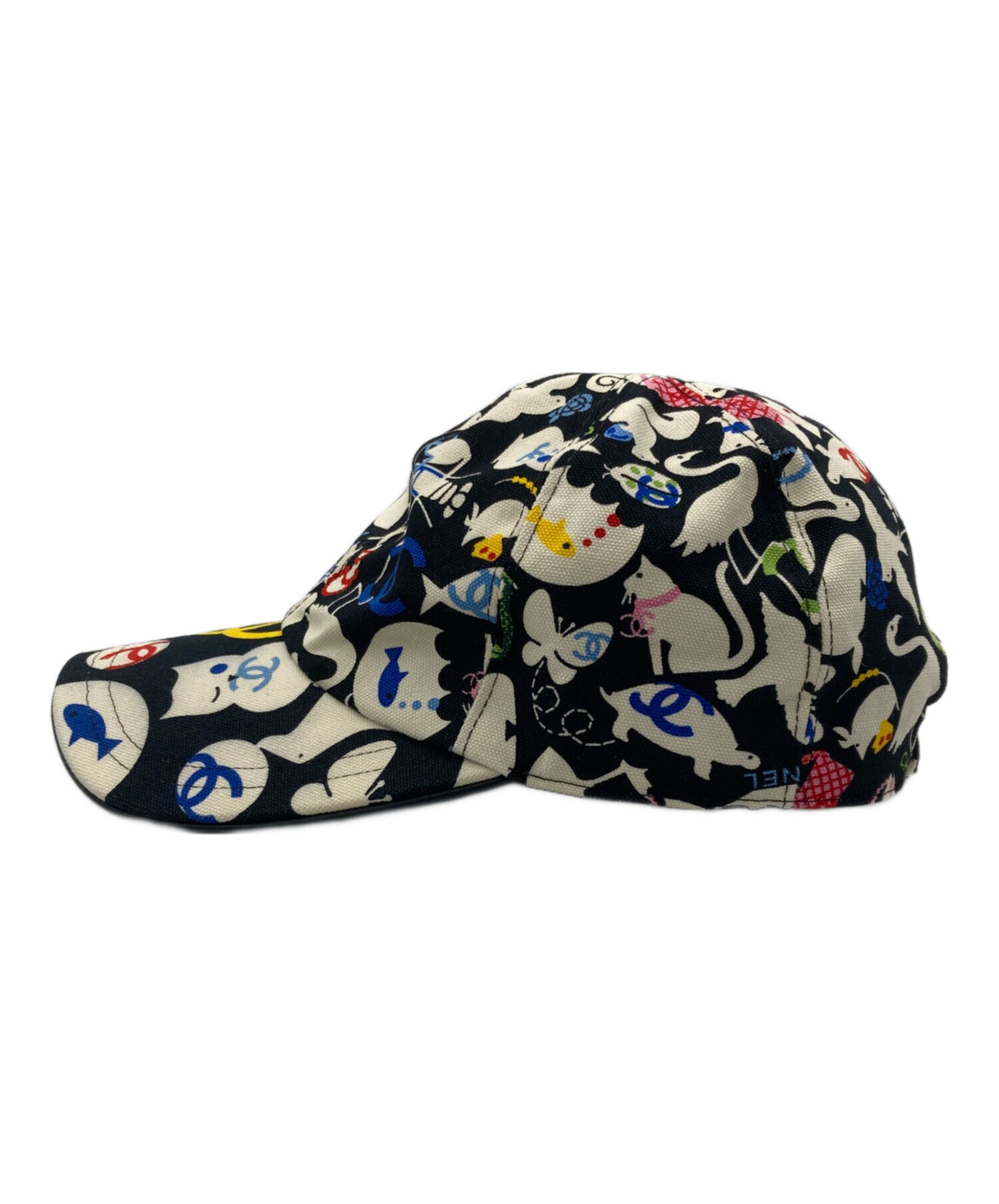 中古・古着通販】CHANEL (シャネル) アニマルロゴキャップ マルチ