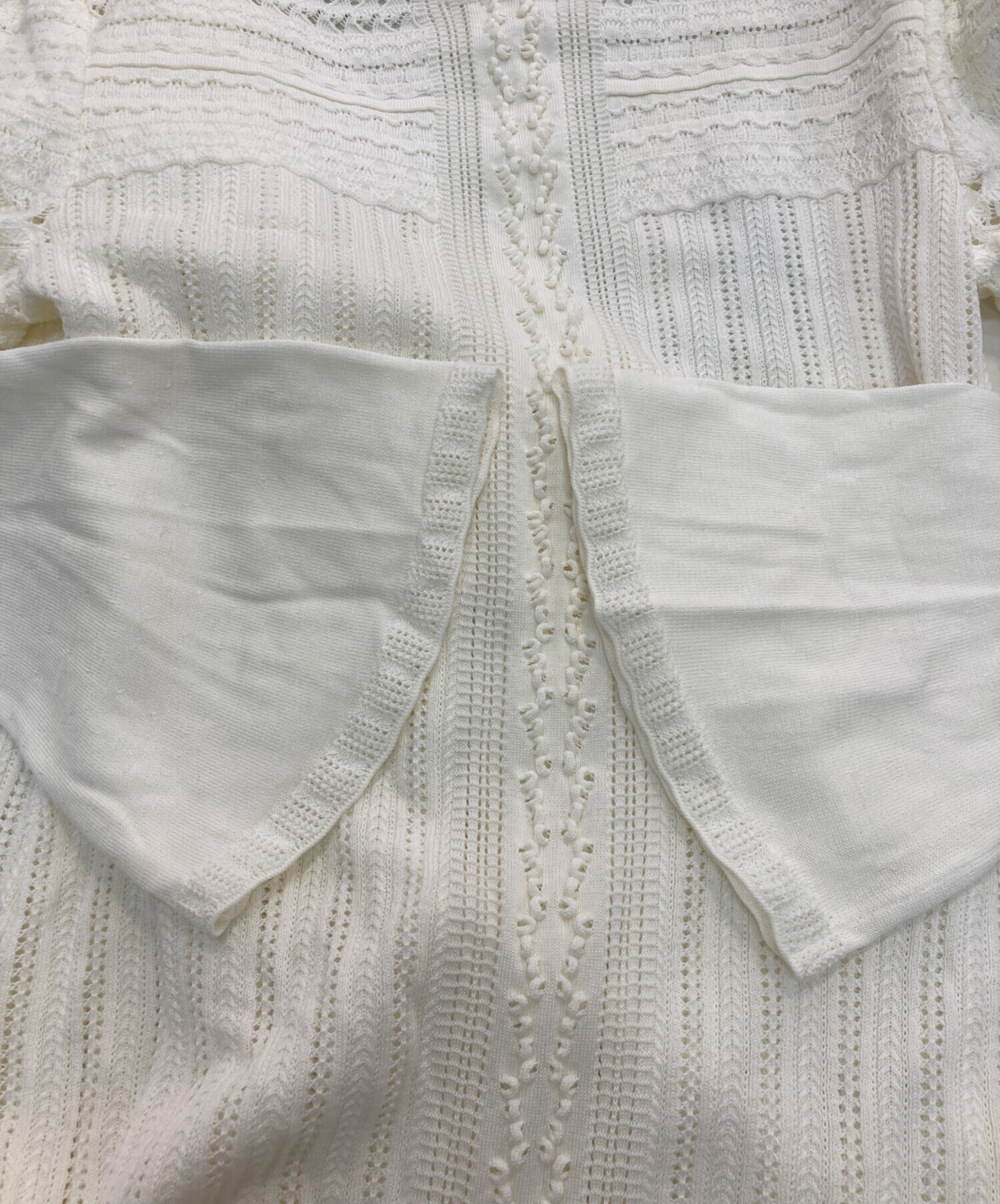 中古・古着通販】mame kurogouchi (マメクロゴウチ) Lace Stripe 