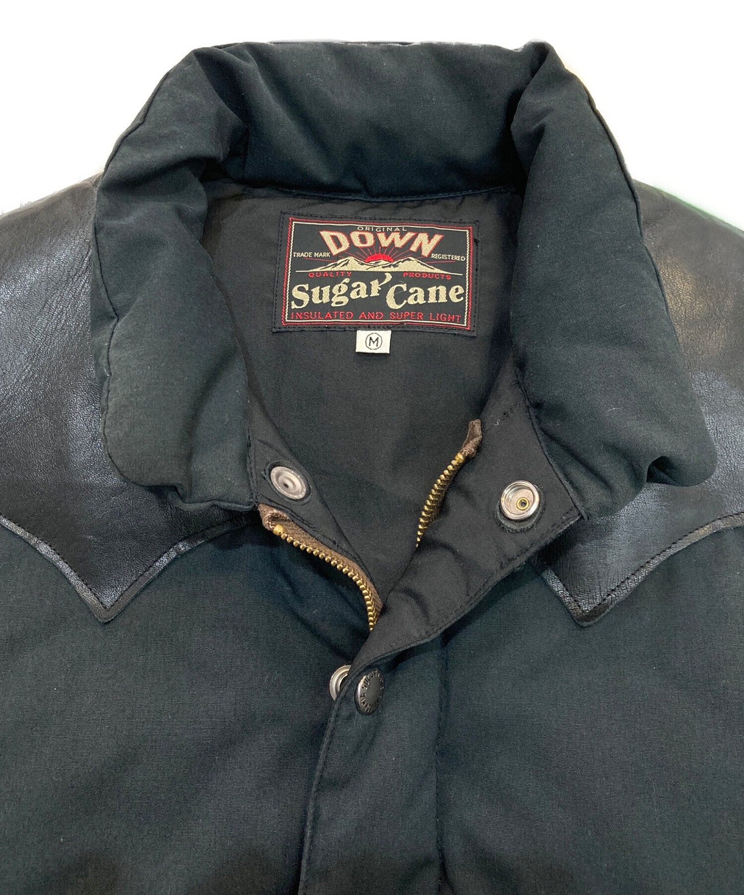 シュガーケーン/ベスト/ブラック/38/中古 中古・古着通販】SUGAR CANE (シュガーケーン) 9oz. BLACK COVERT WORK