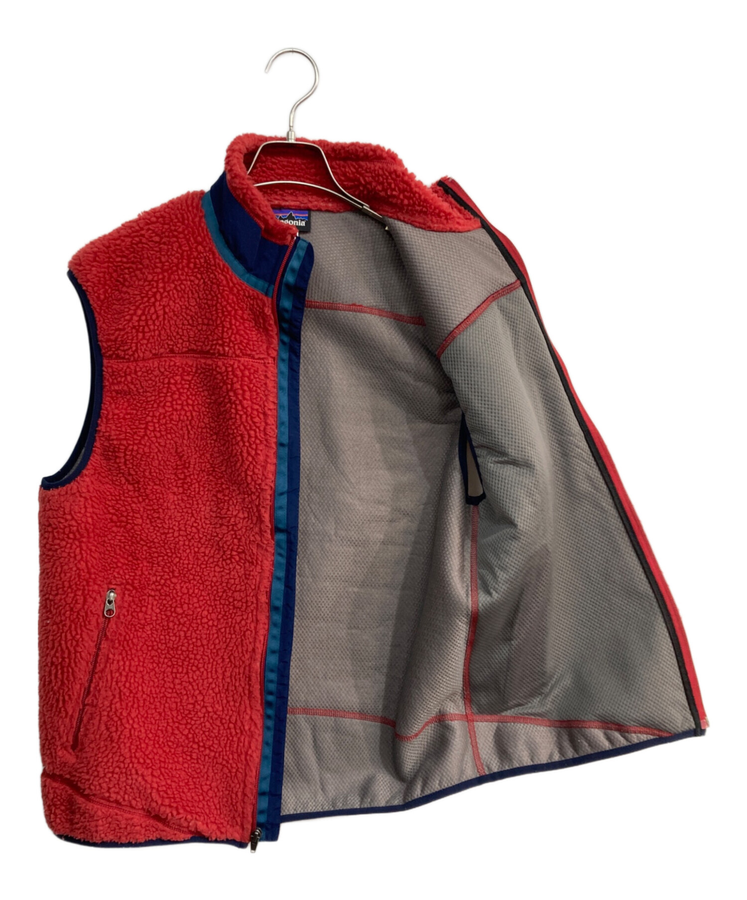 patagonia Mサイズ ベスト　赤レッド 中古・古着通販】Patagonia (パタゴニア) フリースベスト レッド