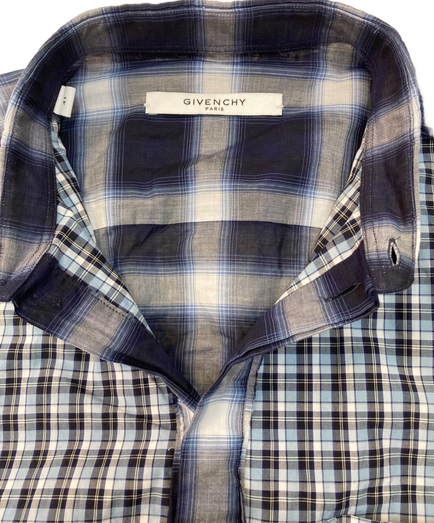 中古・古着通販】GIVENCHY (ジバンシィ) チェックシャツ 17S6008400