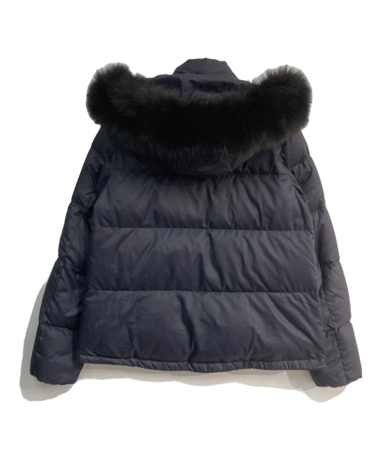 green label relaxing フードショートダウン サイズ36 グリーン