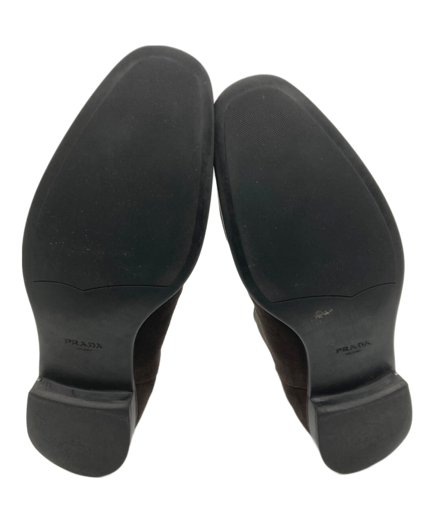 中古・古着通販】PRADA (プラダ) スウェードサイドアゴアブーツ 2TC028