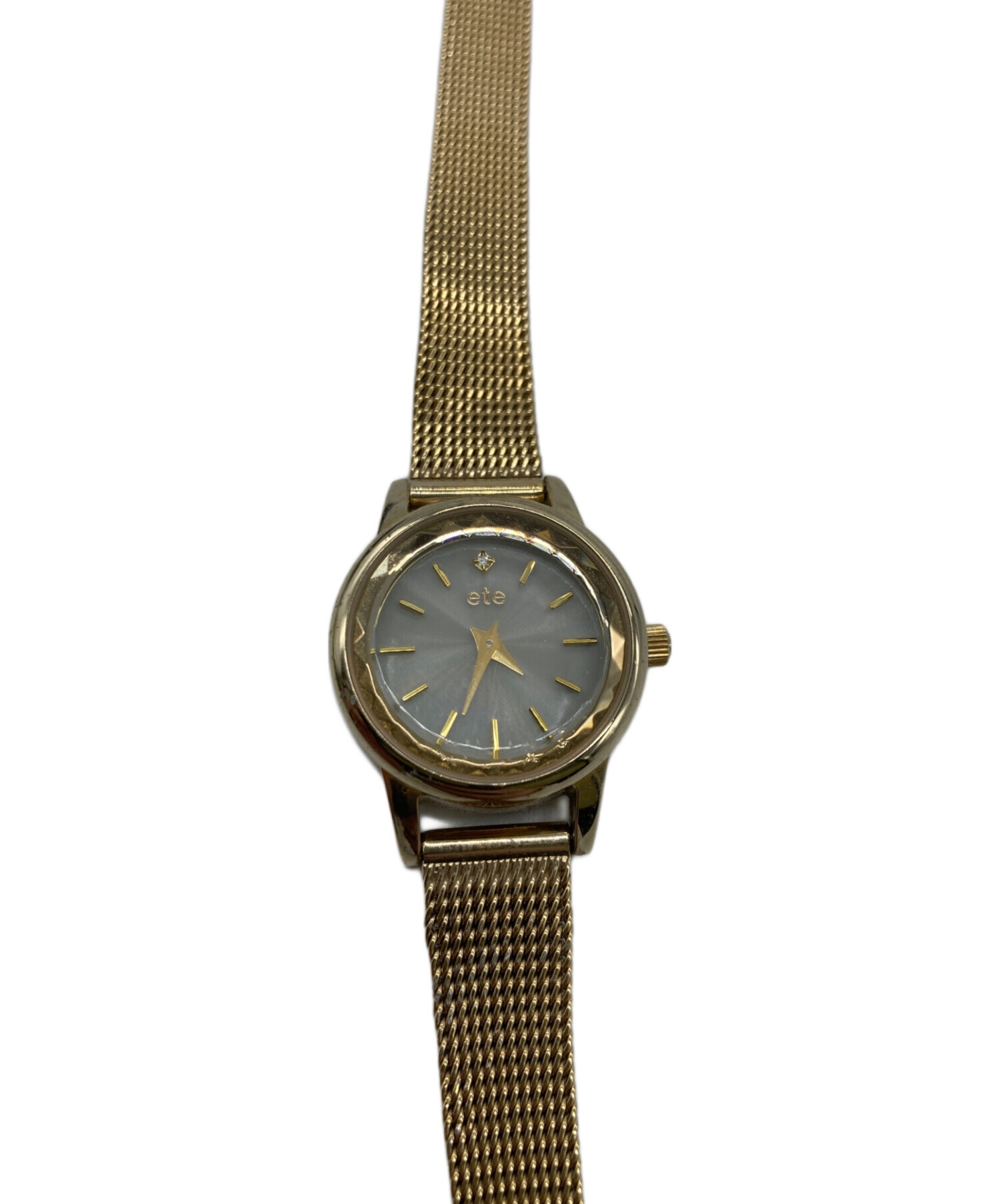 中古・古着通販】ete (エテ) ソーラーウォッチ メッシュベルト