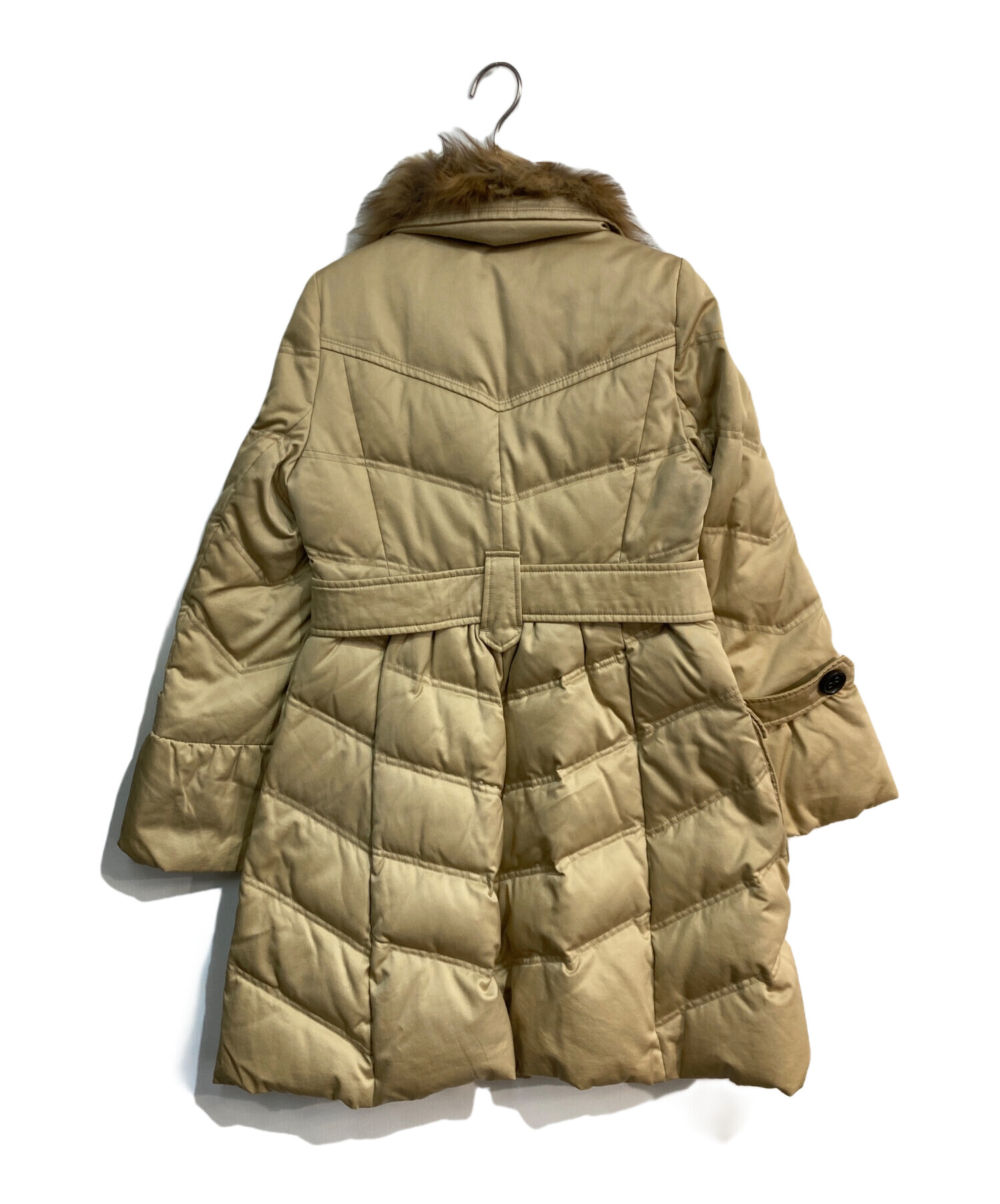BURBERRY バーバリー ブルーレーベル 中綿コート ノバチェック 36 S