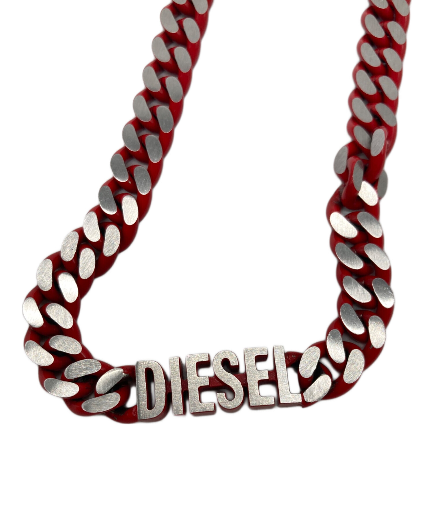 中古・古着通販】DIESEL (ディーゼル) チェーンロゴネックレス DX1416 