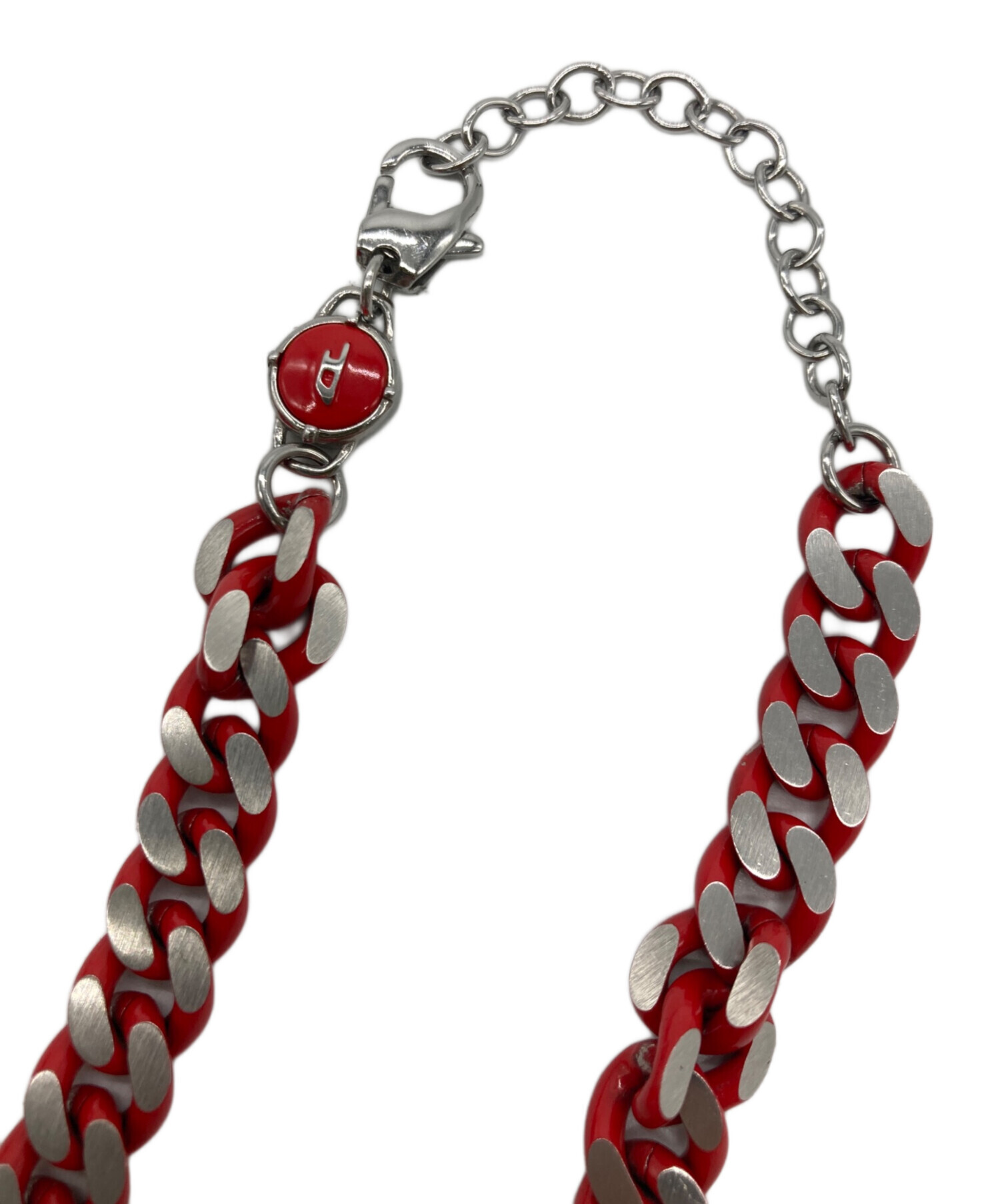 DIESEL レッド チェーン ネックレス ギフトに】DIESEL『Dx1412