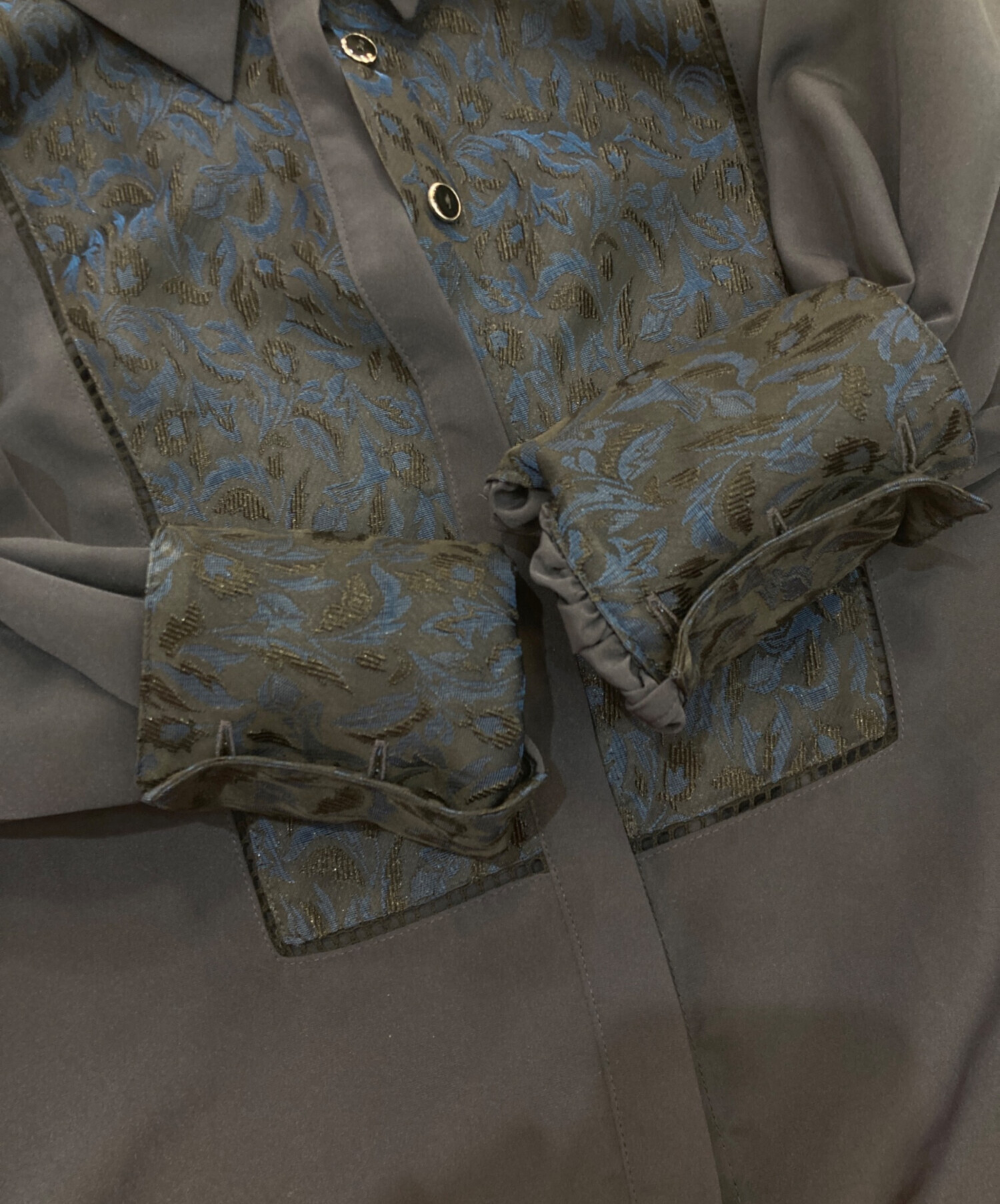 中古・古着通販】RUIMEME (ルイメーム) botanical jacquard blouse  