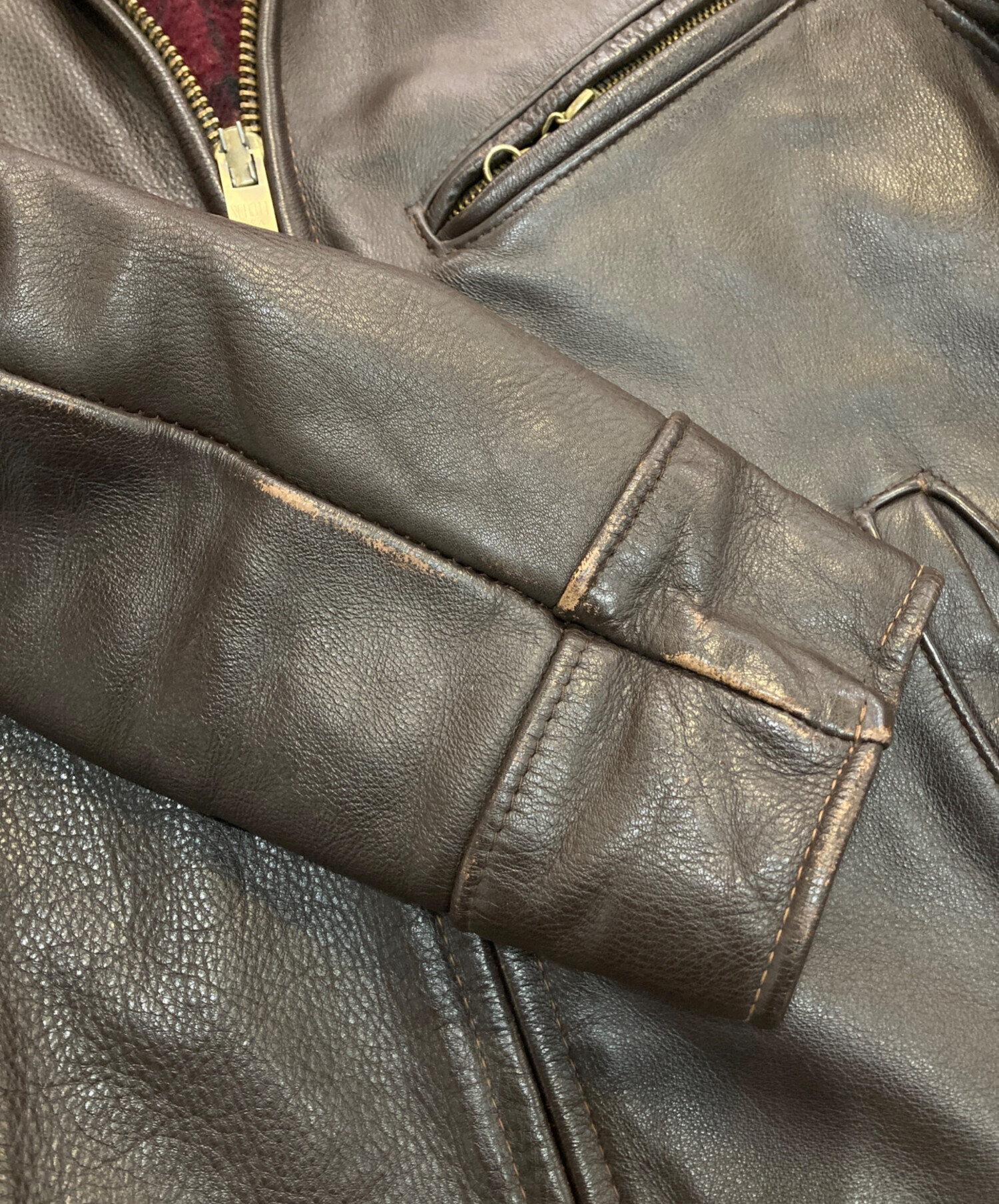 中古・古着通販】Schott (ショット) シングルライダースジャケット USA
