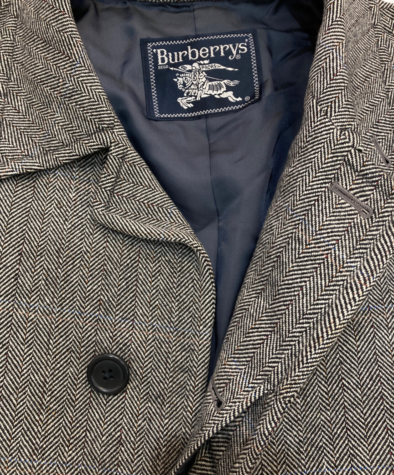 中古・古着通販】Burberry's (バーバリーズ) カシミヤ混ヘリンボーン