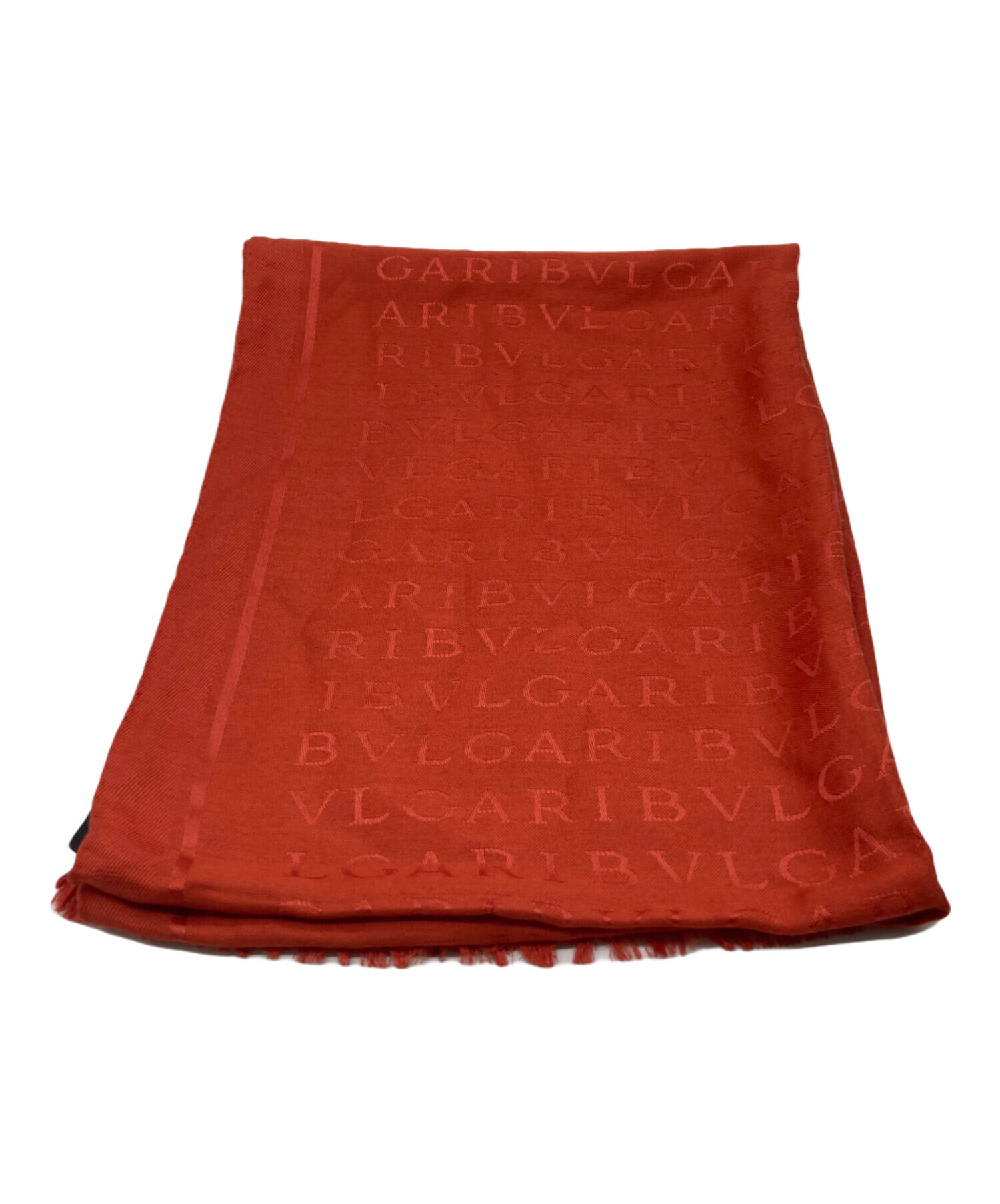 中古・古着通販】BVLGARI (ブルガリ) ロゴマニアウールシルクストール