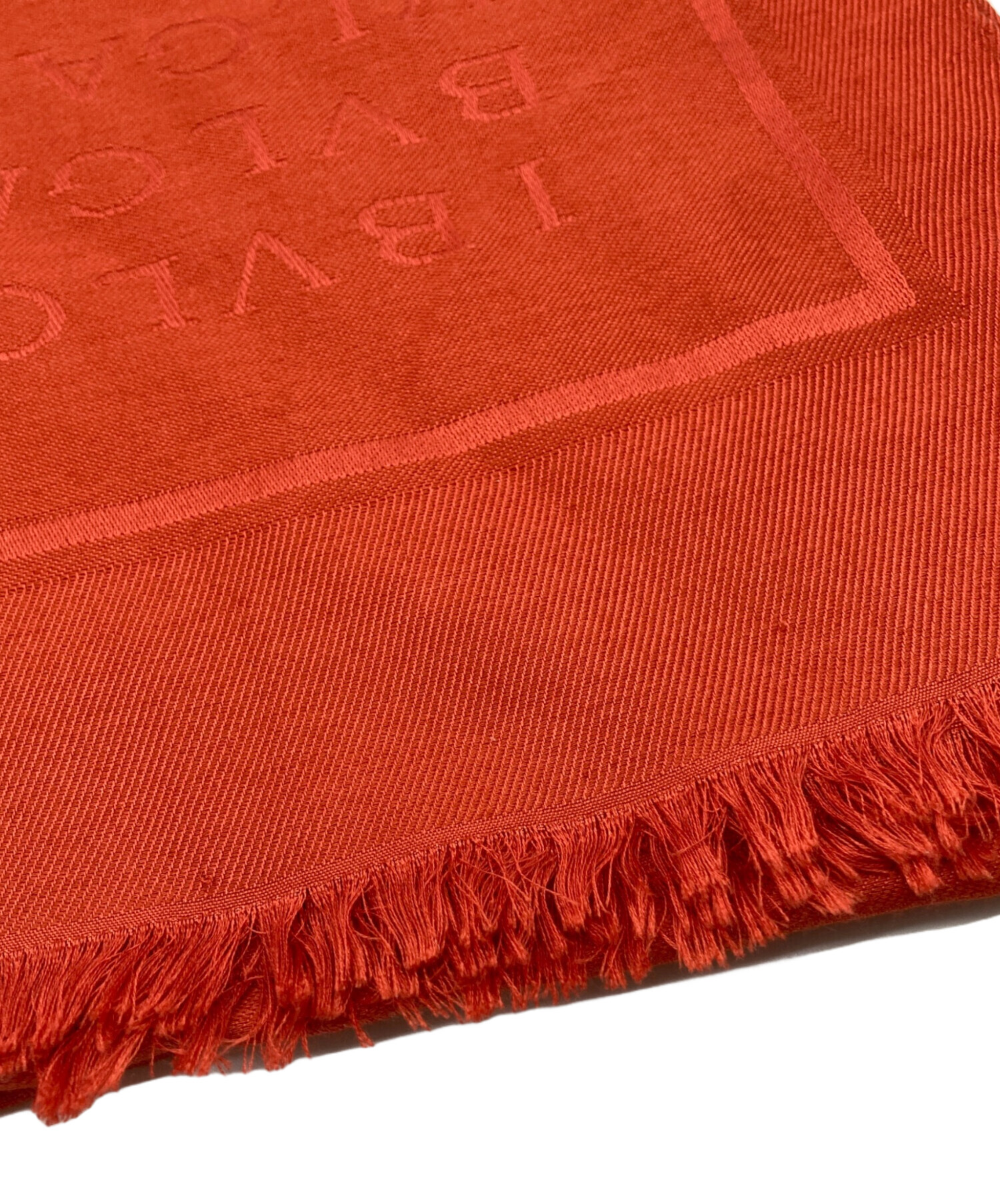 中古・古着通販】BVLGARI (ブルガリ) ロゴマニアウールシルクストール