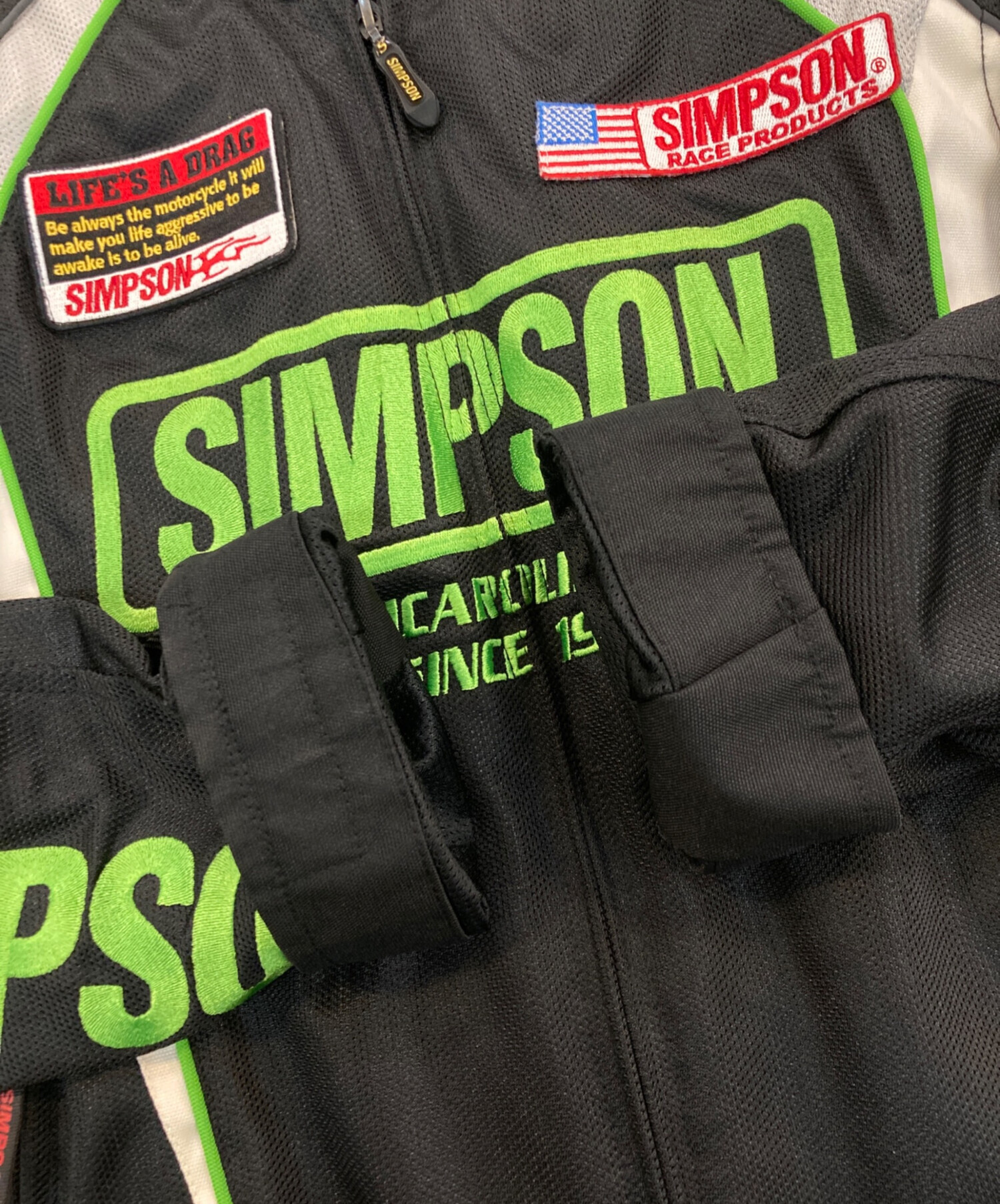 中古・古着通販】SIMPSON (シンプソン) メッシュバイクジャケット