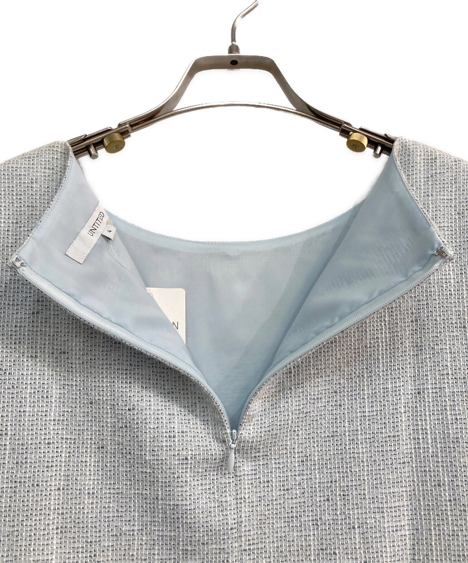 中古・古着通販】UNTITLED (アンタイトル) 長袖ブラウス ブルー サイズ