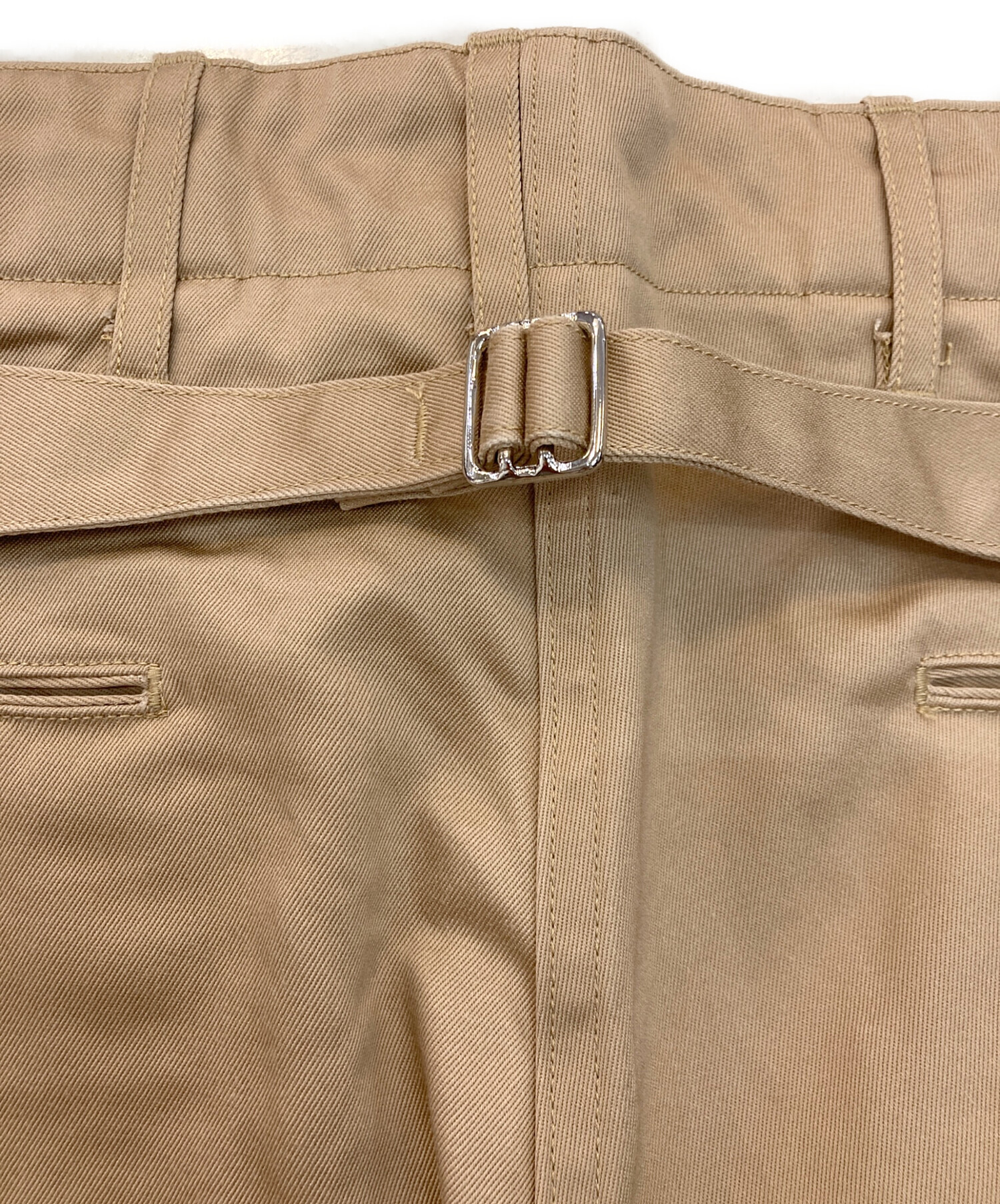 バズリクソンズ エイジング加工 ペイント チノ パンツ ブラウン系 32(中古) 中古・古着通販】Buzz Rickson's (バズリクソンズ) fennica