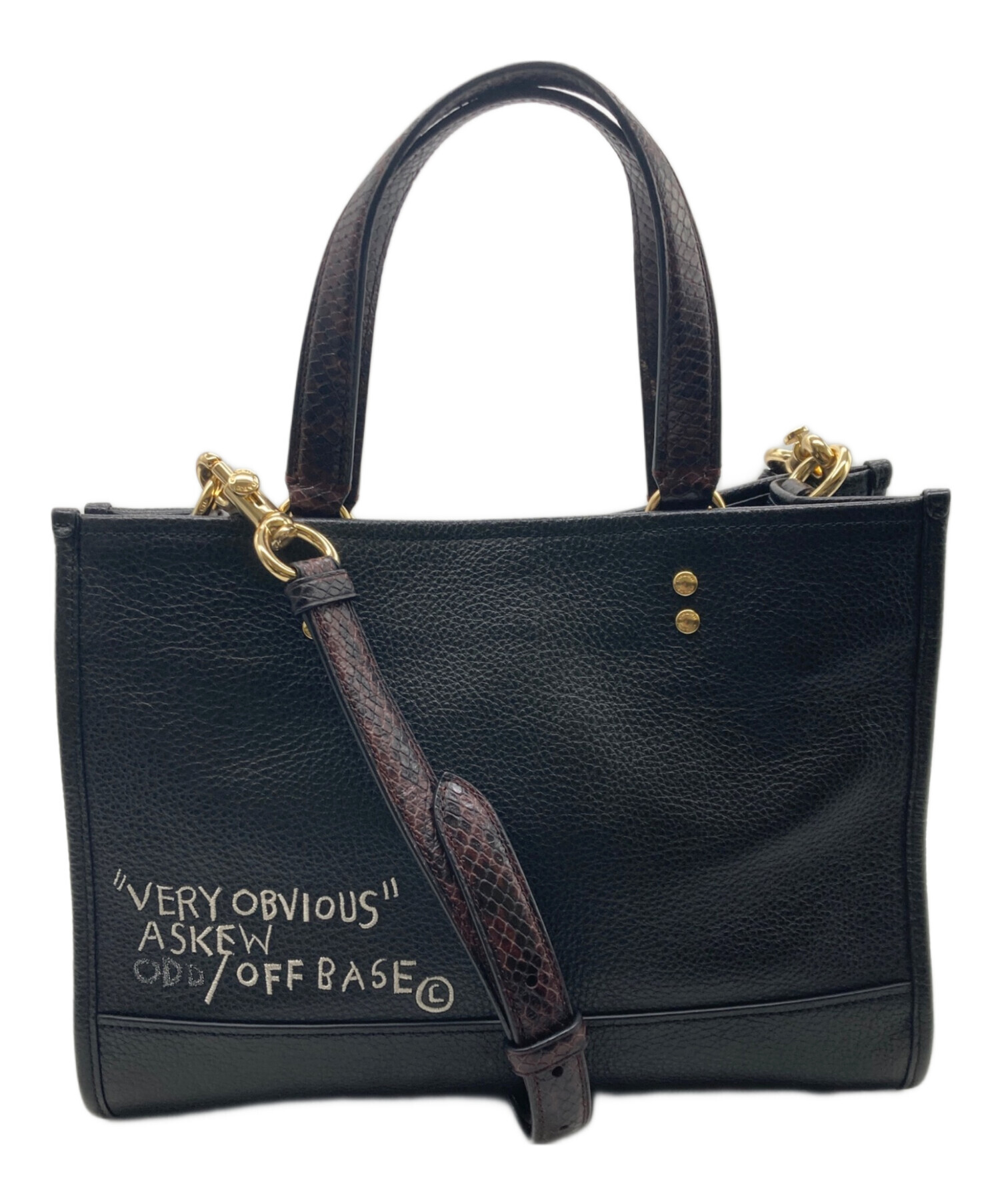 新品COACH バスキアトート ハンドバッグ ショルダーバッグ C5661 