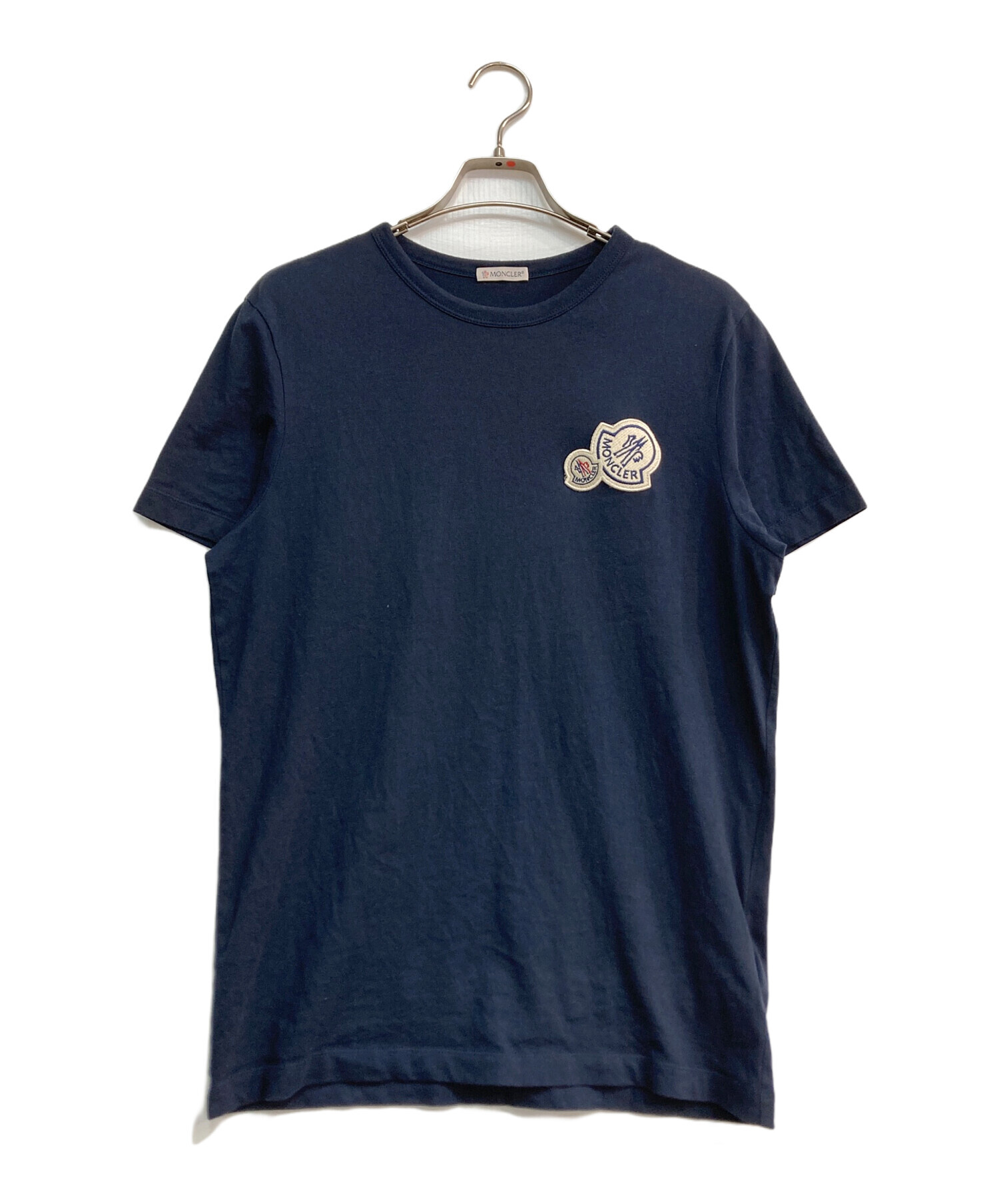 中古・古着通販】MONCLER (モンクレール) MAGLIA T-SHIRT ネイビー 